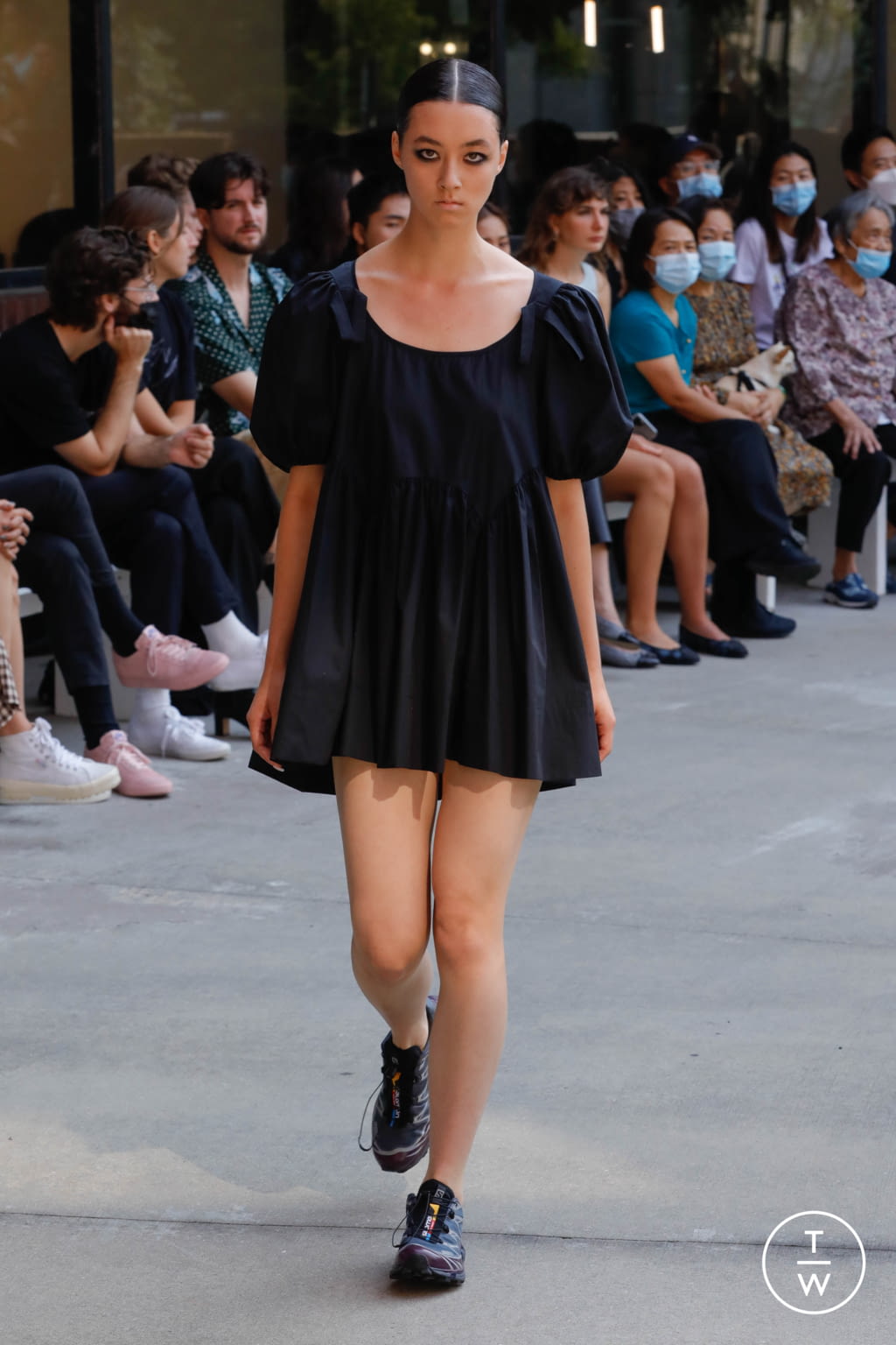 Fashion Week New York Spring/Summer 2022 look 23 from the Sandy Liang collection womenswear