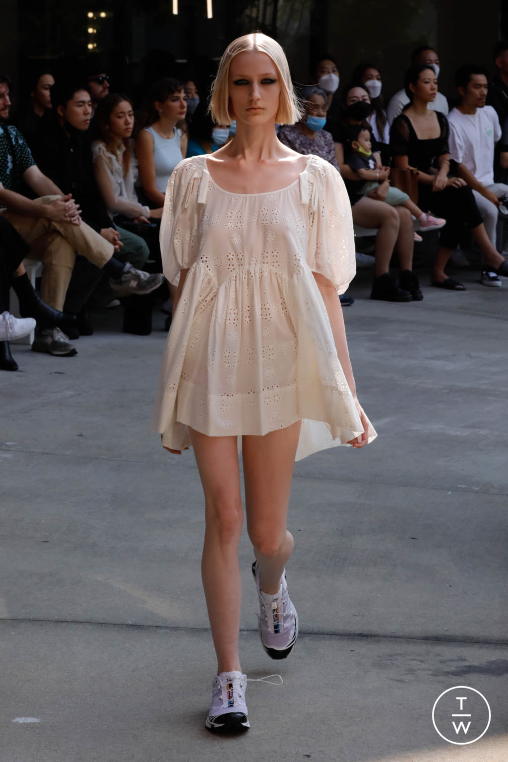 Fashion Week New York Spring/Summer 2022 look 31 de la collection Sandy Liang womenswear