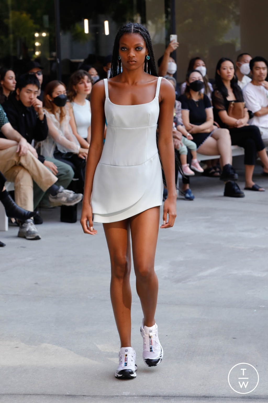 Fashion Week New York Spring/Summer 2022 look 4 from the Sandy Liang collection womenswear