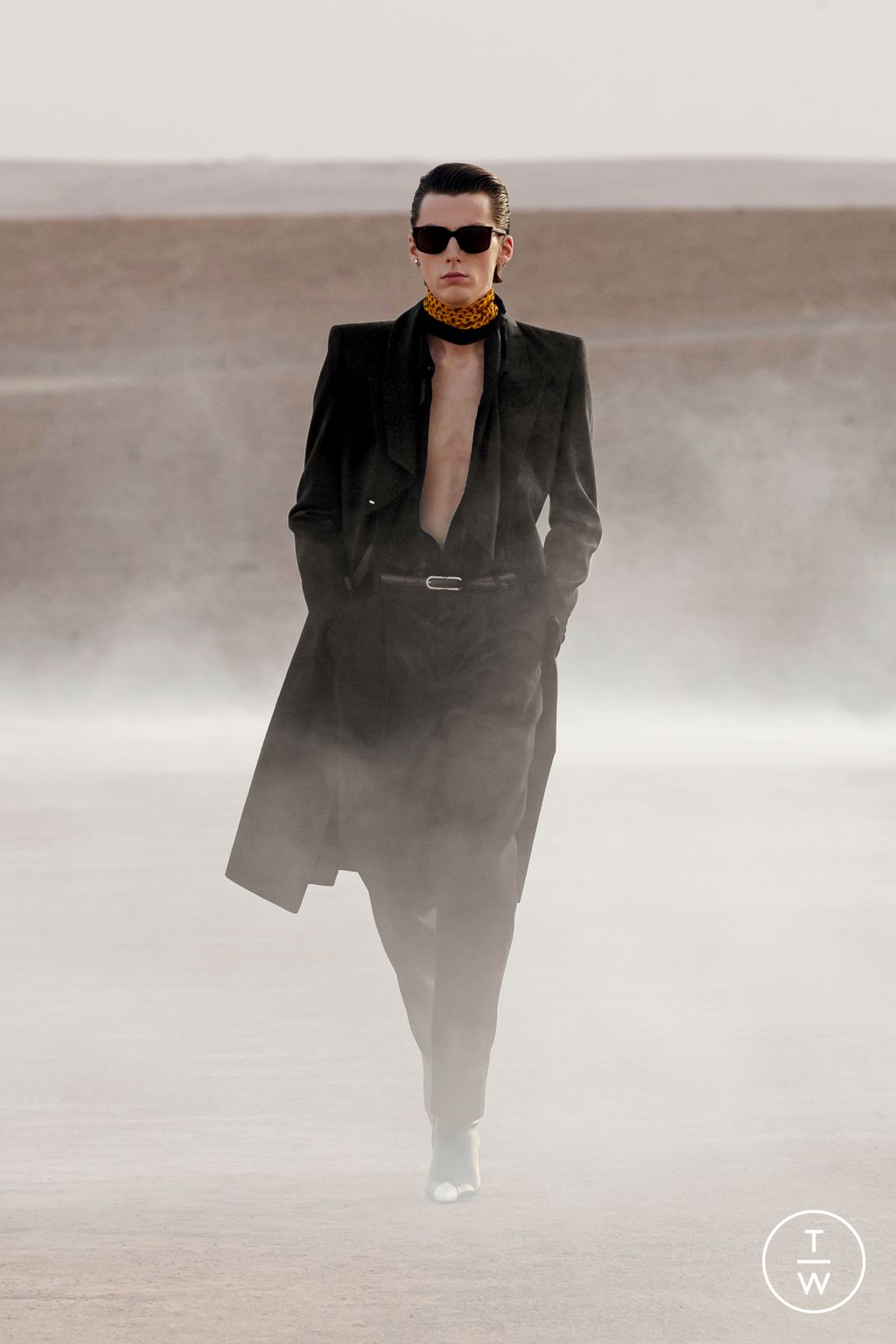 Fashion Week Paris Spring/Summer 2023 look 43 from the Saint Laurent collection menswear