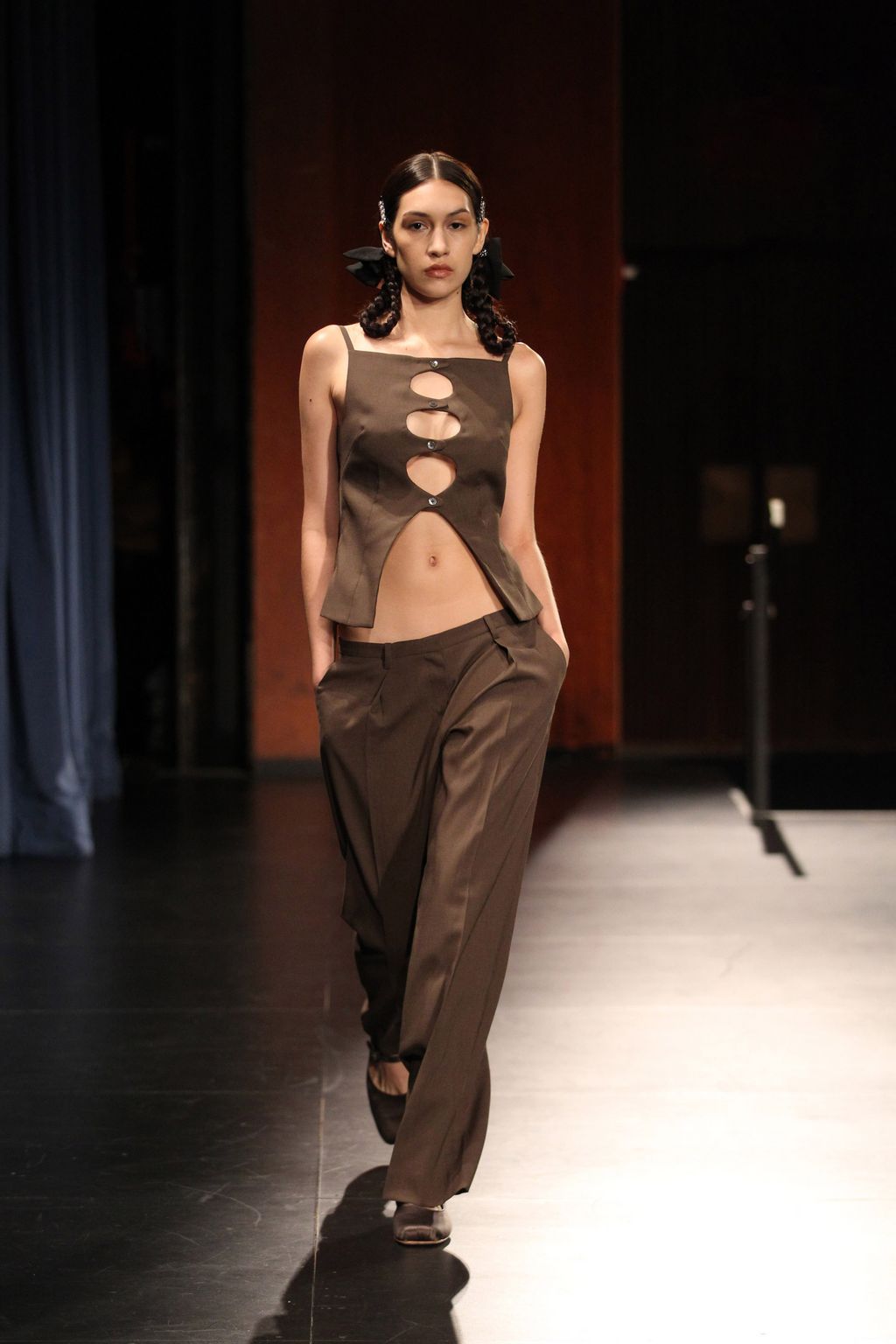 Fashion Week New York Spring/Summer 2023 look 11 from the Sandy Liang collection 女装