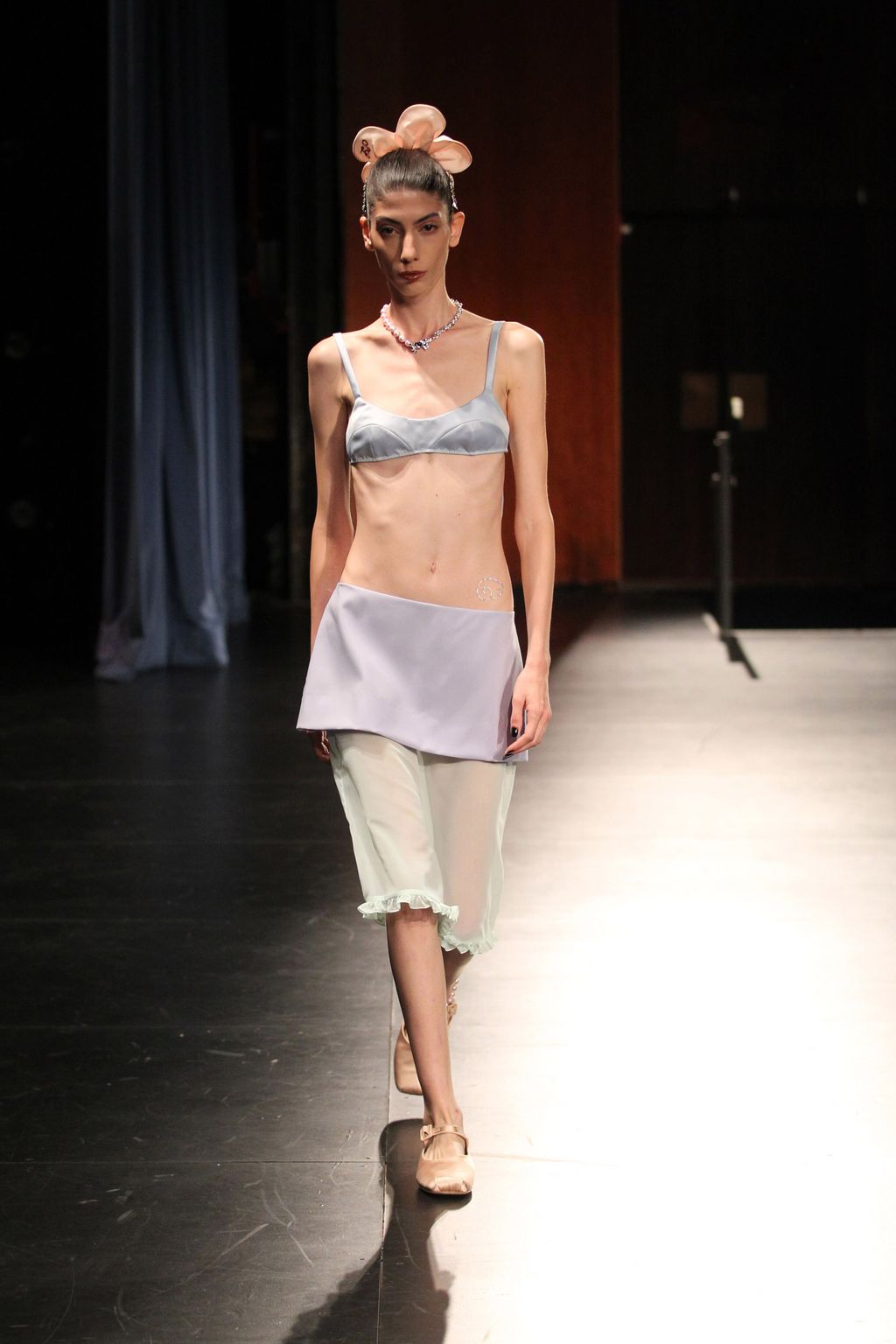 Fashion Week New York Spring/Summer 2023 look 18 from the Sandy Liang collection womenswear