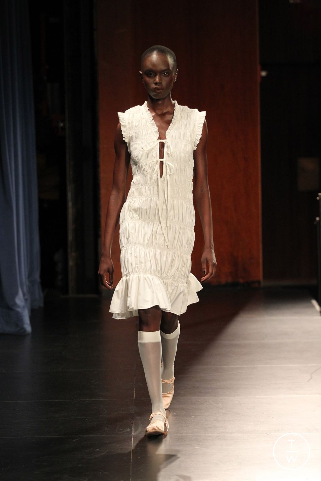Fashion Week New York Spring/Summer 2023 look 19 from the Sandy Liang collection womenswear