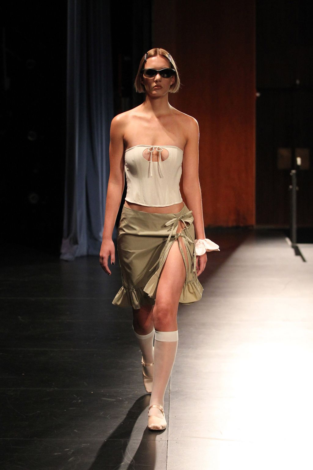Fashion Week New York Spring/Summer 2023 look 7 from the Sandy Liang collection womenswear
