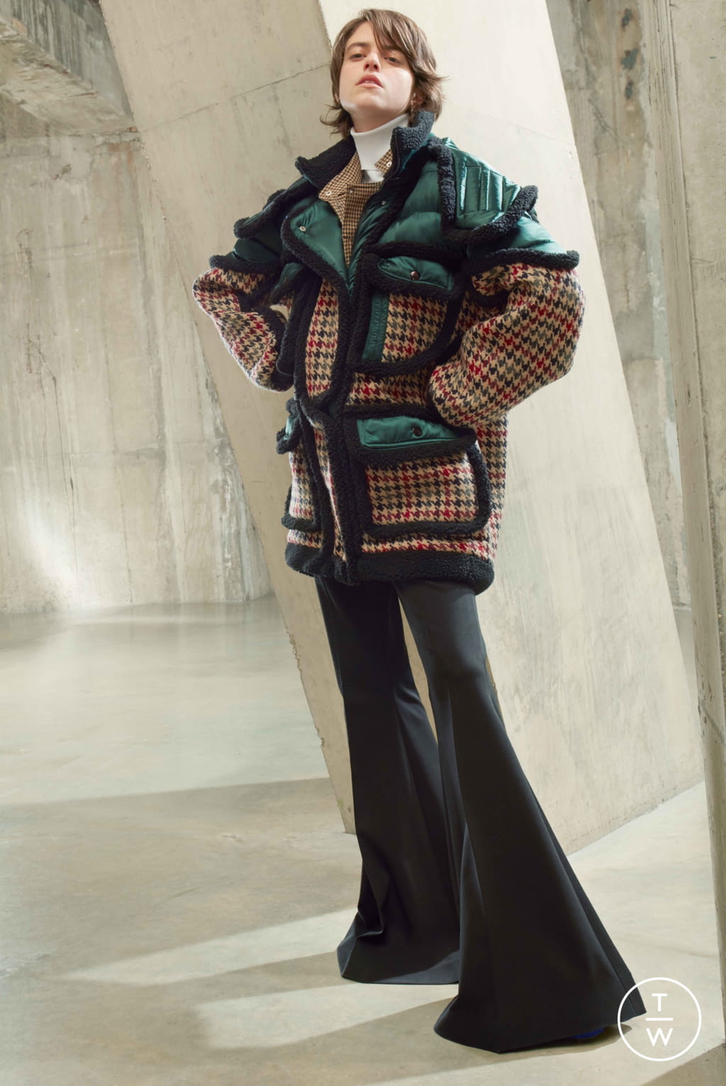 Fashion Week Paris Fall/Winter 2021 look 13 from the Stella McCartney collection womenswear