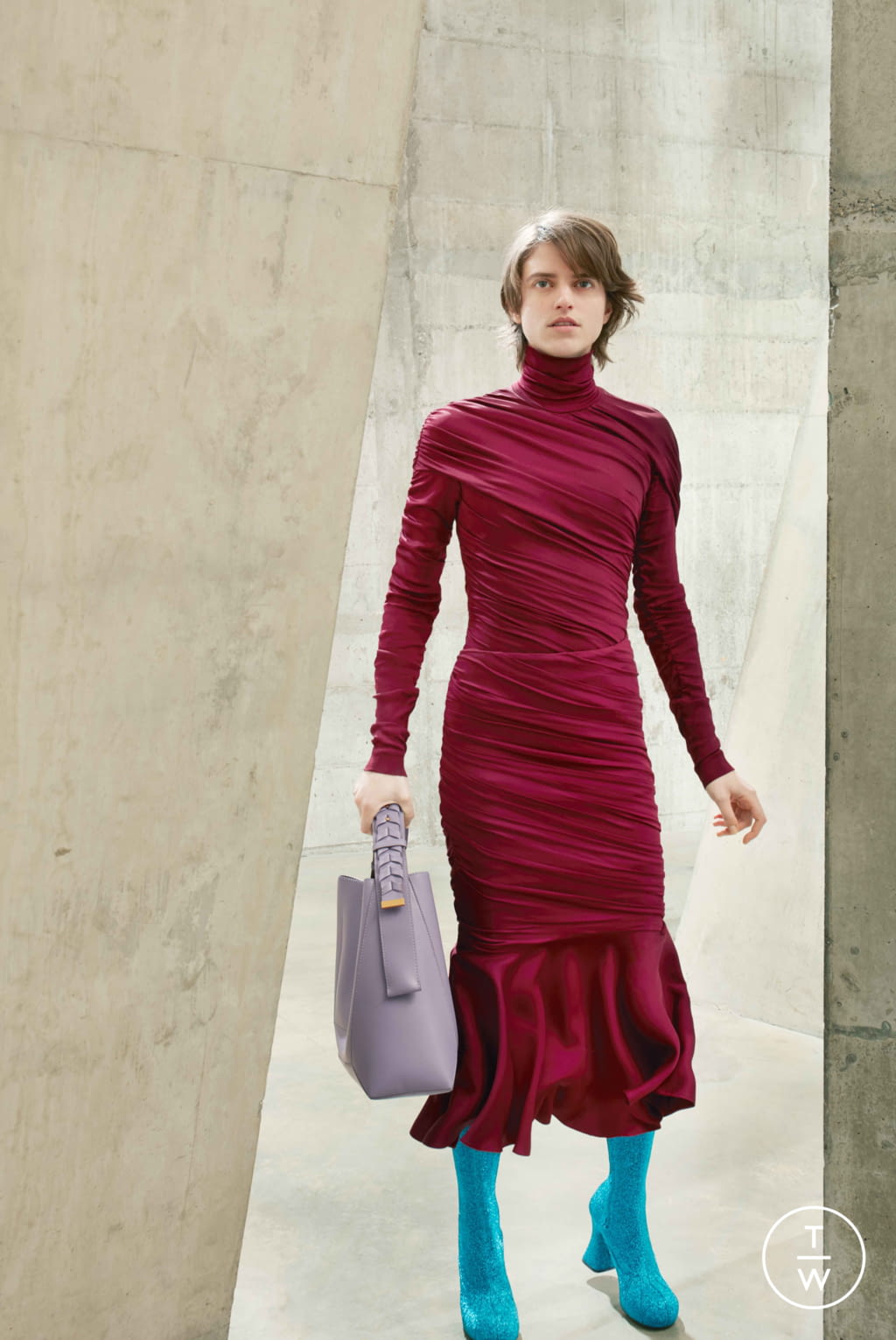 Fashion Week Paris Fall/Winter 2021 look 6 from the Stella McCartney collection womenswear