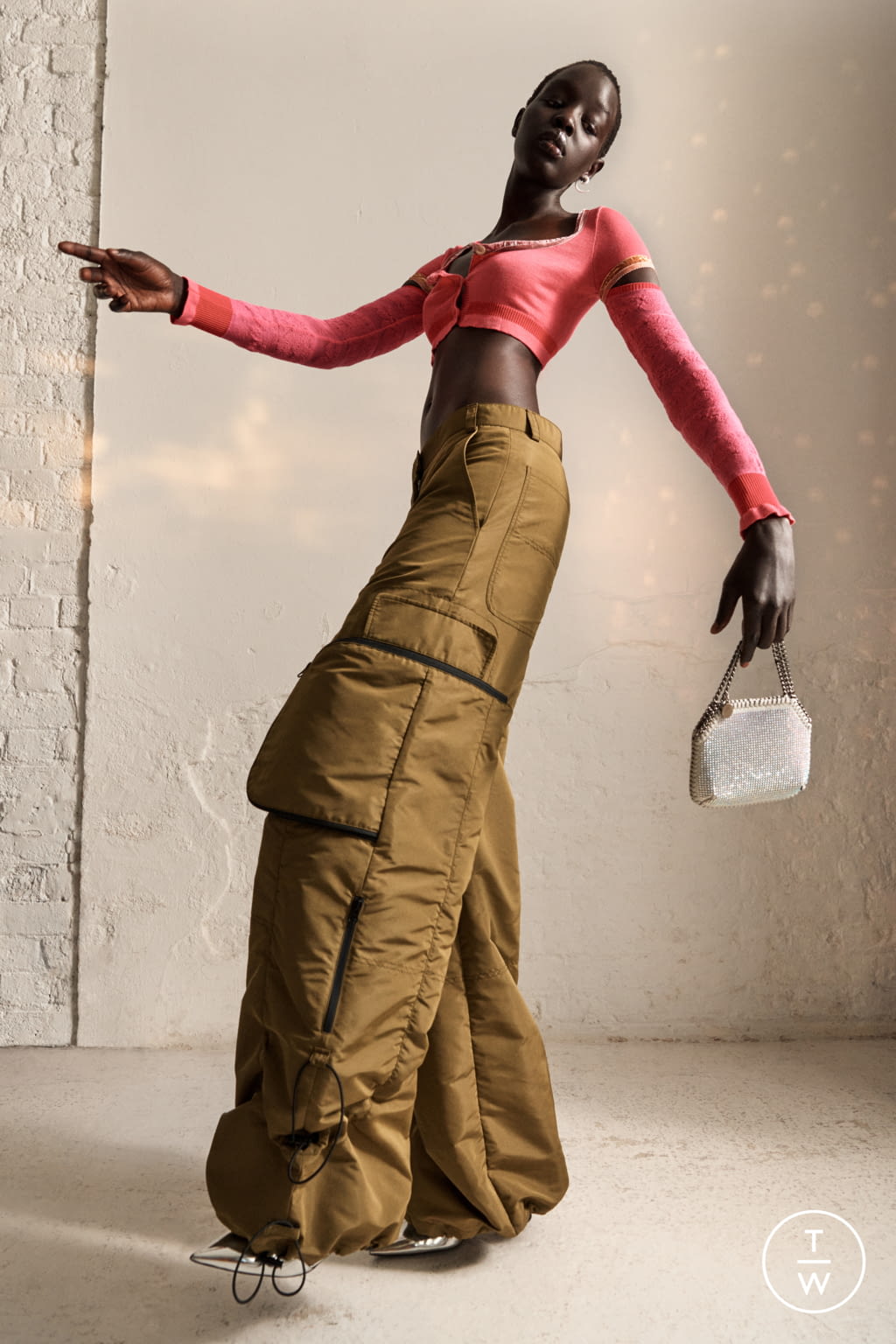Fashion Week Paris Resort 2022 look 10 from the Stella McCartney collection womenswear