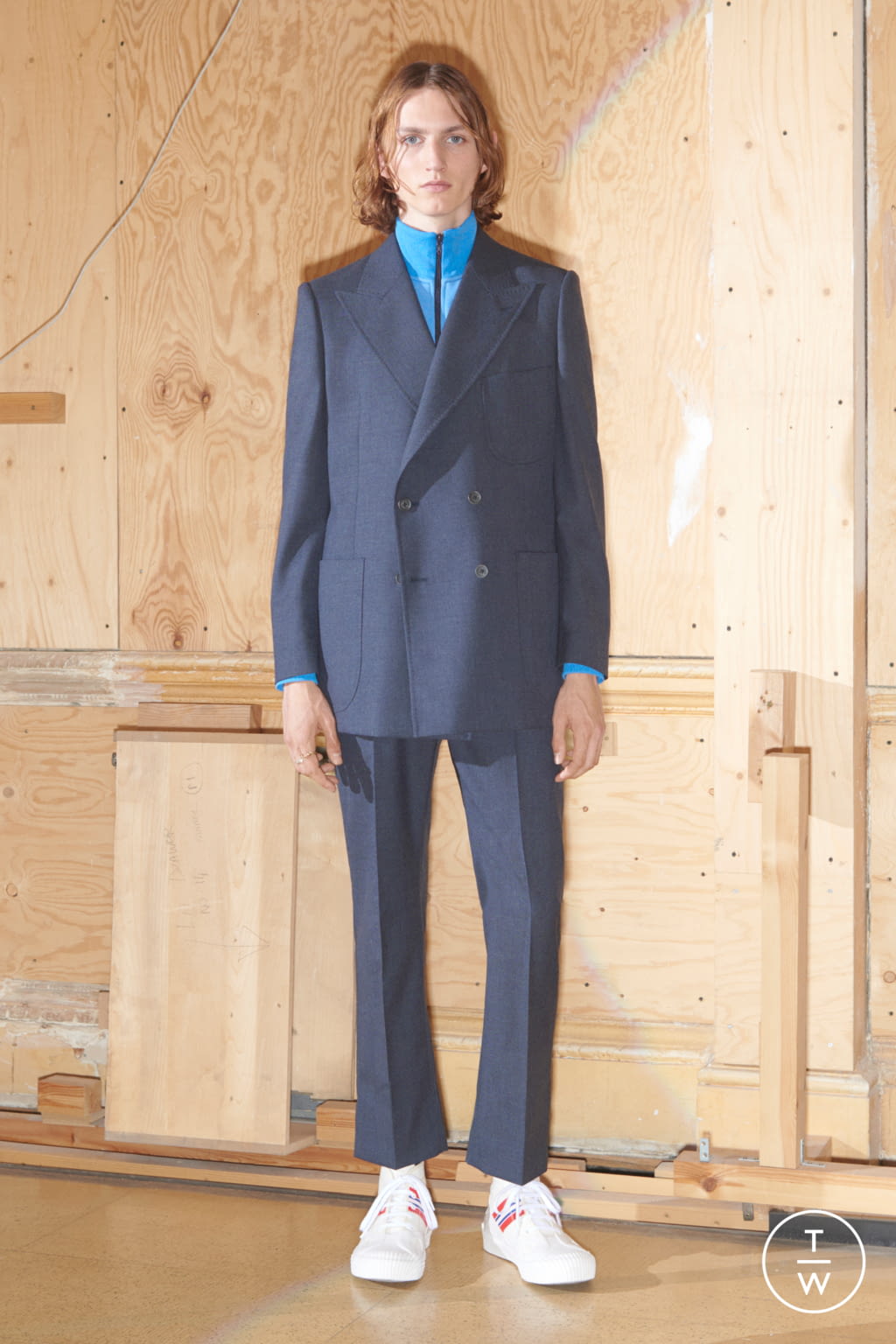 Fashion Week Milan Spring/Summer 2019 look 1 from the Stella McCartney collection menswear