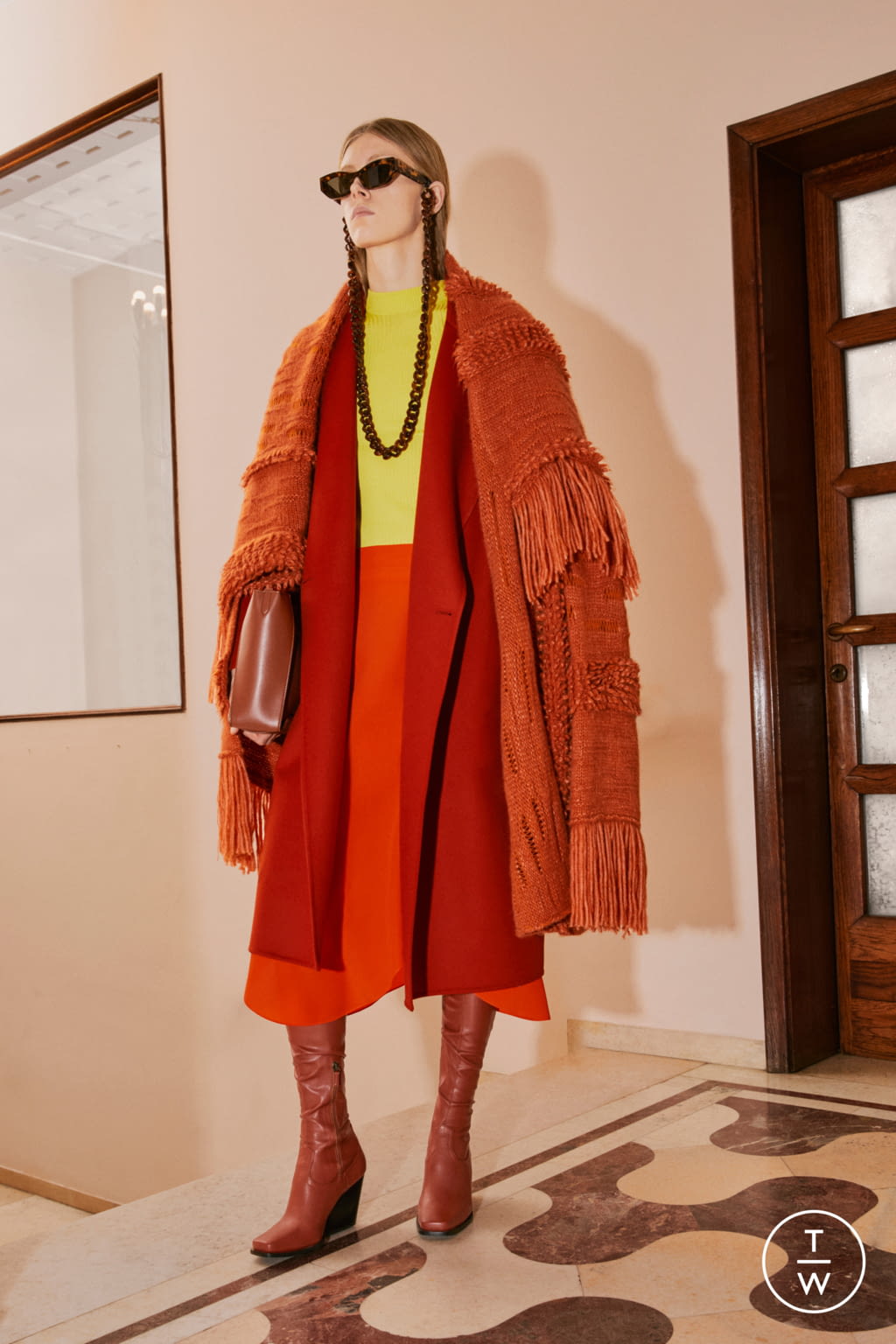 Fashion Week Paris Pre-Fall 2022 look 3 from the Stella McCartney collection 女装