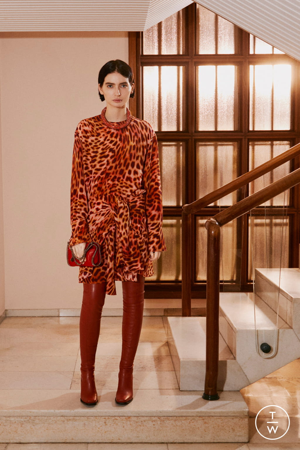 Fashion Week Paris Pre-Fall 2022 look 5 from the Stella McCartney collection womenswear