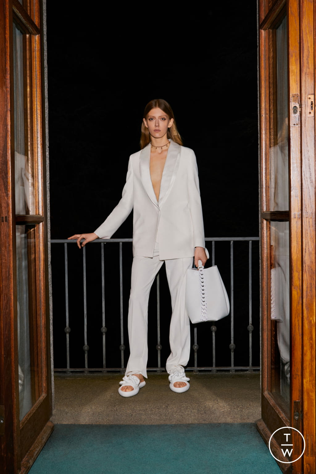 Fashion Week Paris Pre-Fall 2022 look 35 from the Stella McCartney collection womenswear