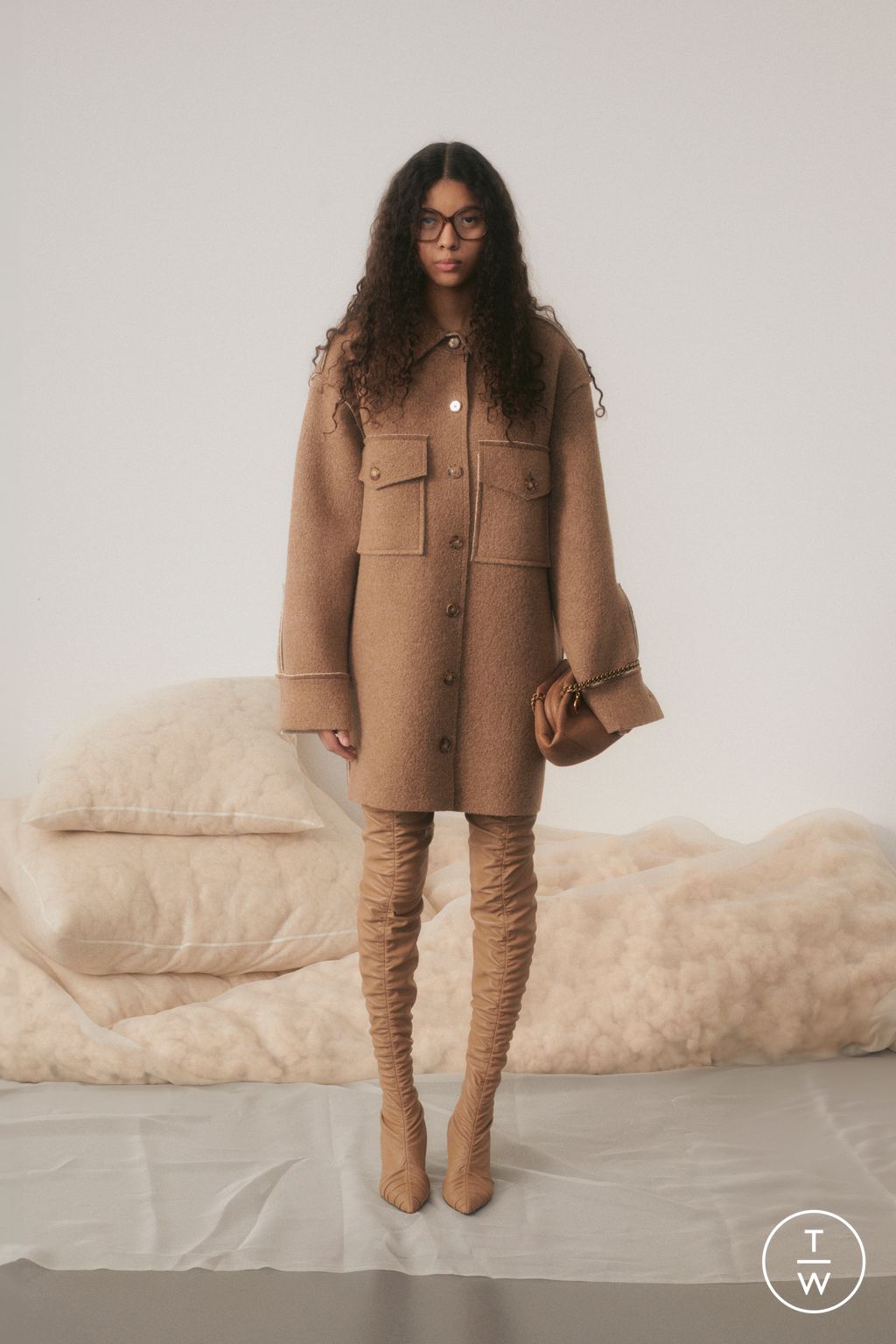 Fashion Week Paris Pre-Fall 2024 look 45 from the Stella McCartney collection 女装