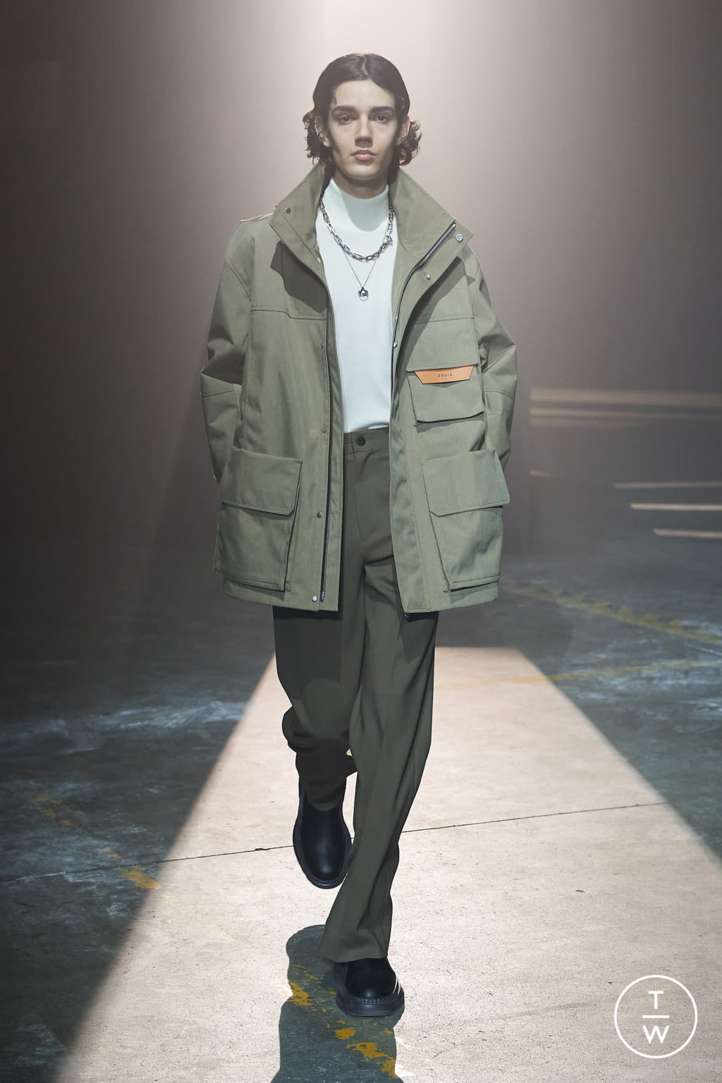 Fashion Week Milan Fall/Winter 2021 look 12 from the SOLID HOMME collection menswear
