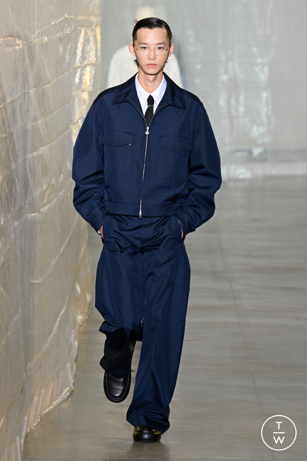 Fashion Week Paris Spring/Summer 2024 look 4 from the SOLID HOMME collection menswear