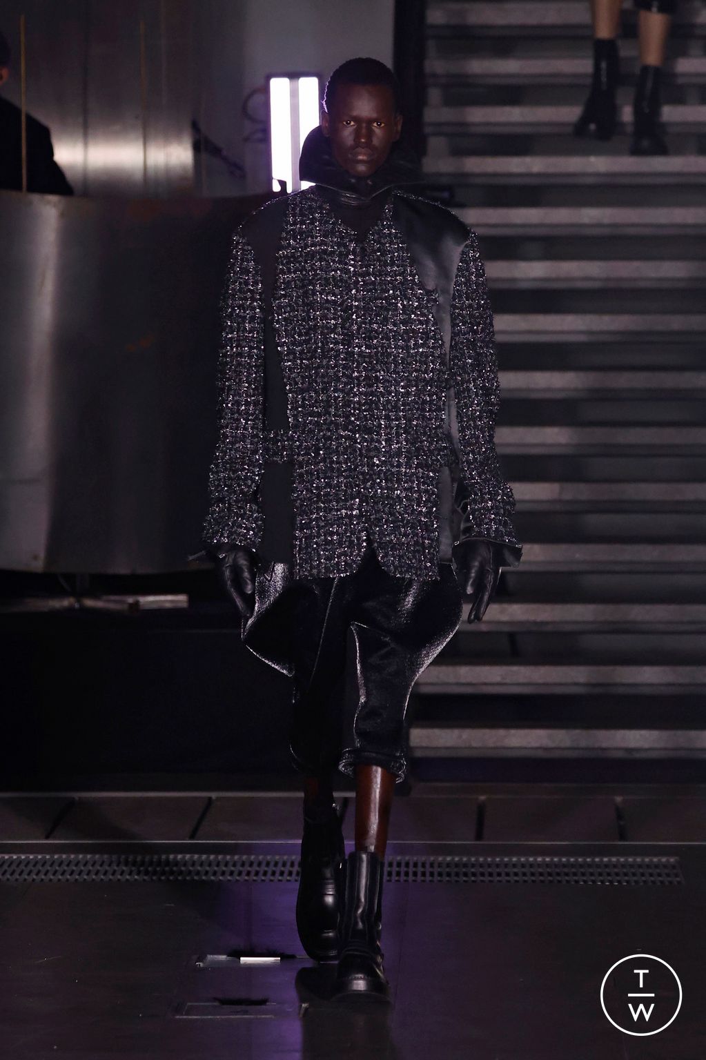 Fashion Week Paris Fall/Winter 2025 look 2 de la collection Songzio menswear