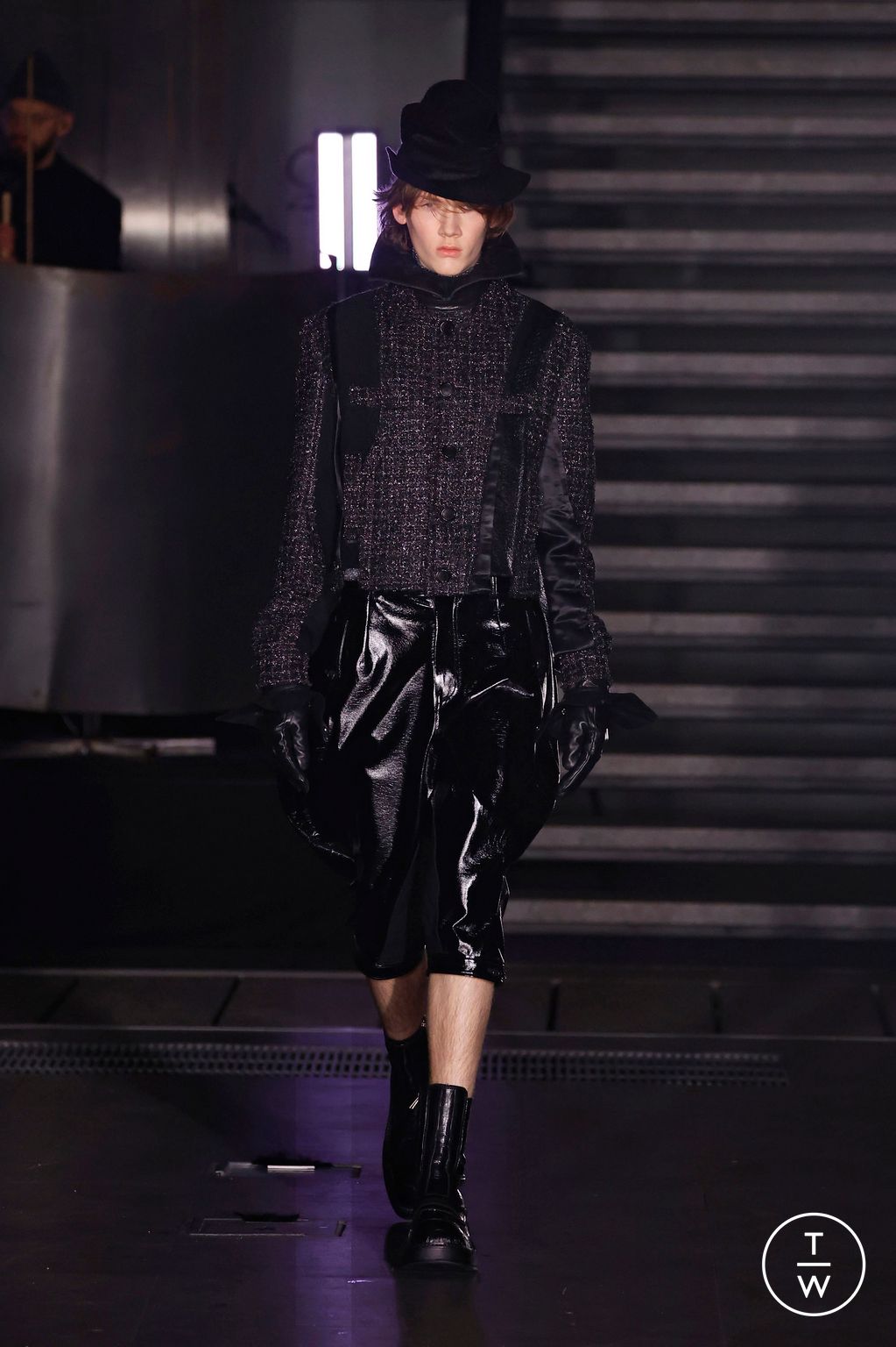 Fashion Week Paris Fall/Winter 2025 look 3 from the Songzio collection menswear