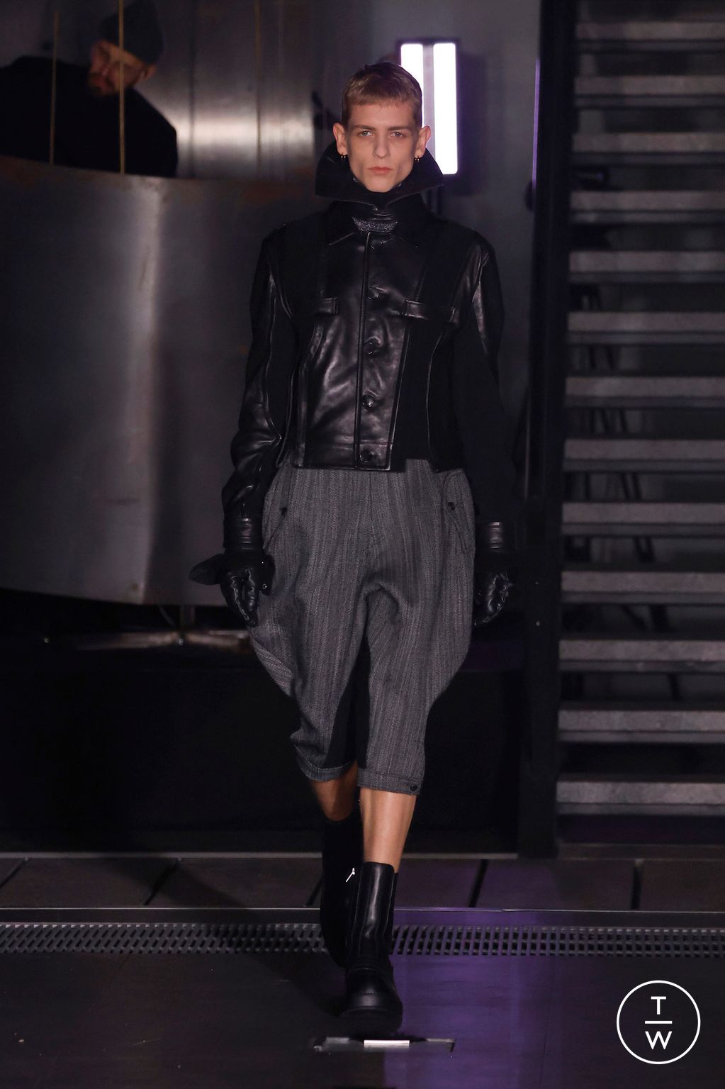 Fashion Week Paris Fall/Winter 2025 look 7 from the Songzio collection menswear