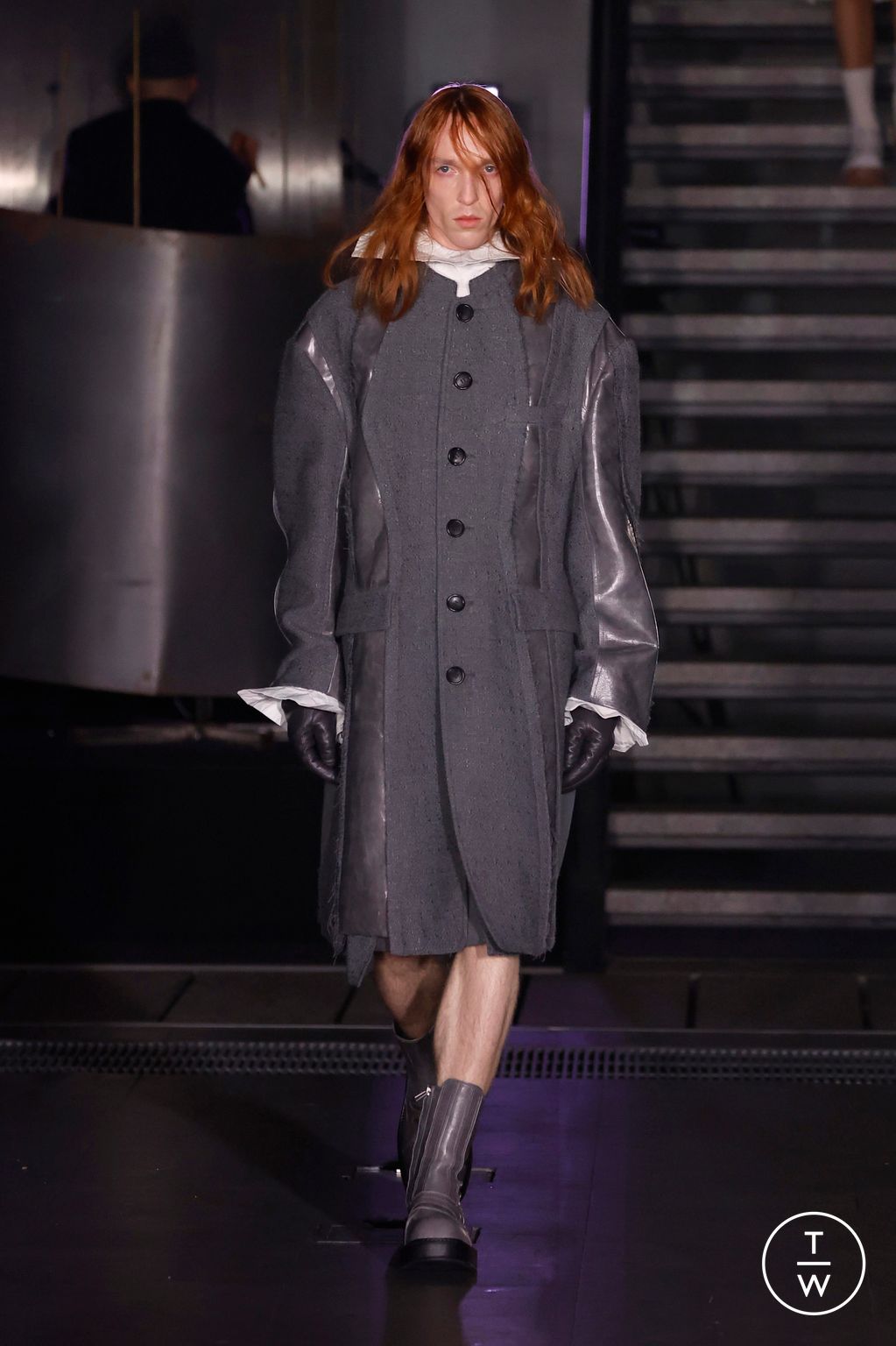 Fashion Week Paris Fall/Winter 2025 look 21 from the Songzio collection menswear