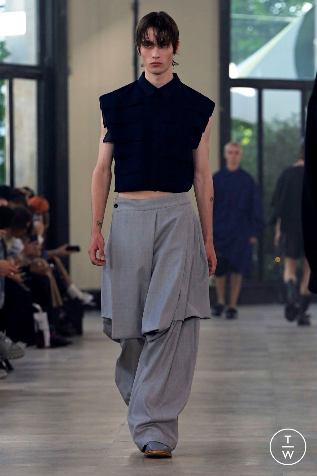 Fashion Week Paris Spring/Summer 2024 look 28 from the Songzio collection menswear