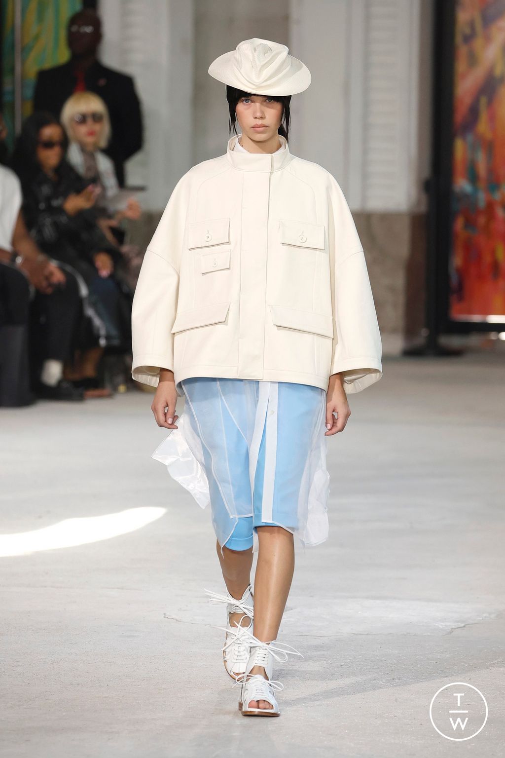 Fashion Week Paris Spring-Summer 2025 look 30 from the Songzio collection menswear