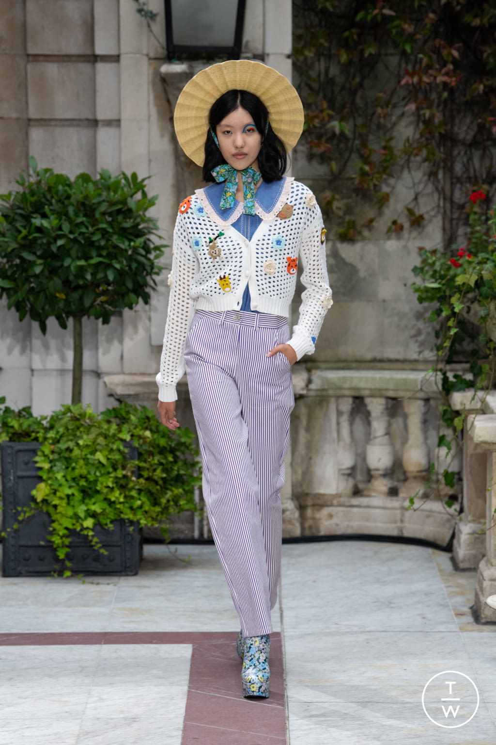 Fashion Week London Spring/Summer 2022 look 12 from the Paul & Joe collection womenswear