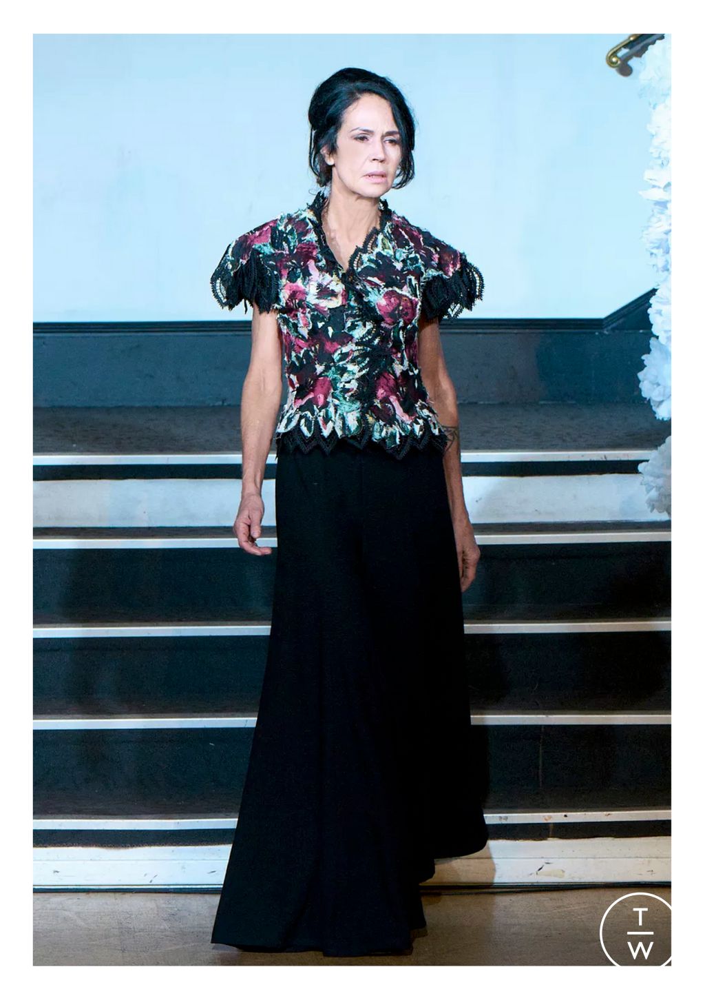 Fashion Week Paris Spring/Summer 2026 look 15 de la collection Franck Sorbier couture