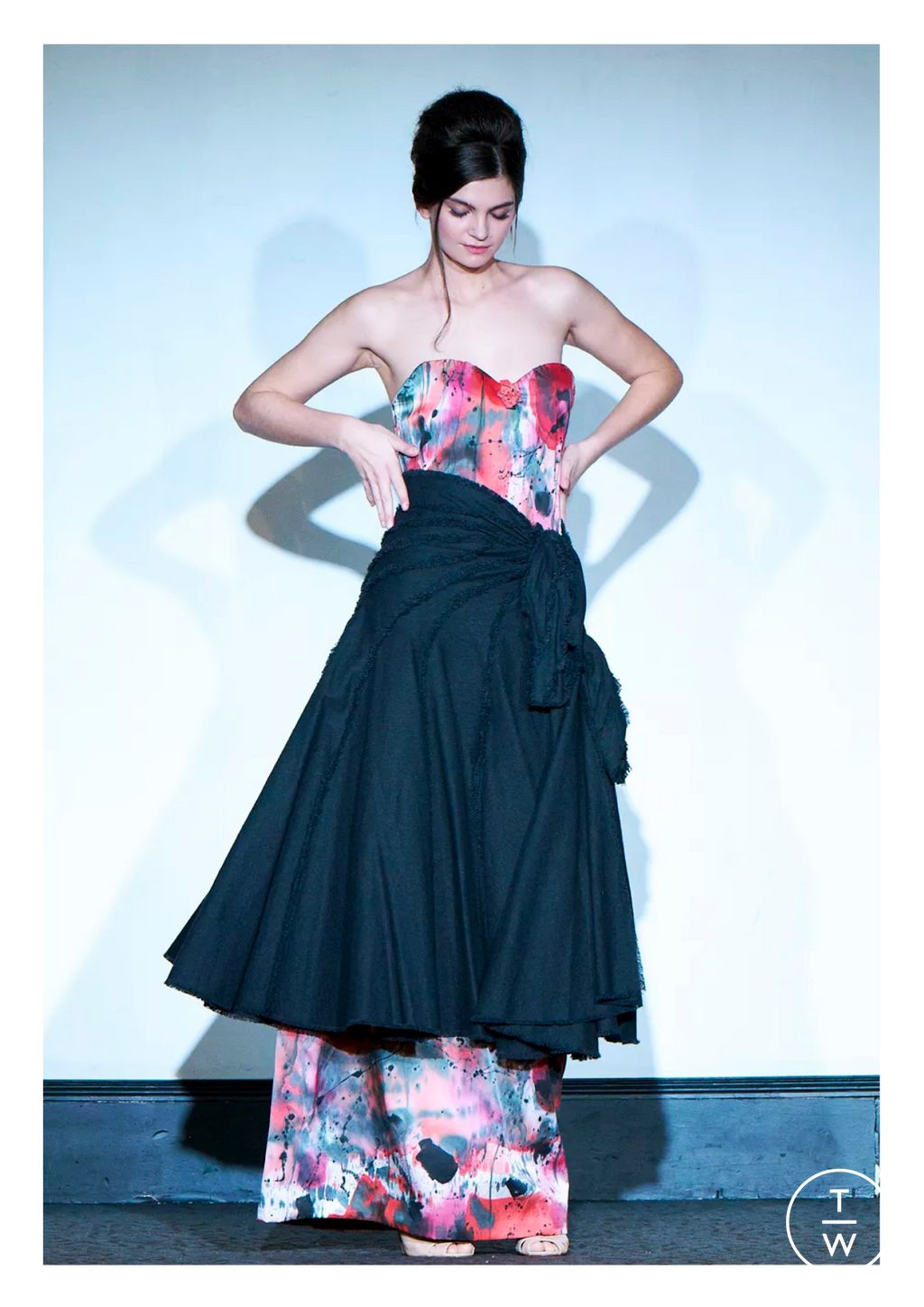 Fashion Week Paris Spring/Summer 2026 look 17 de la collection Franck Sorbier couture