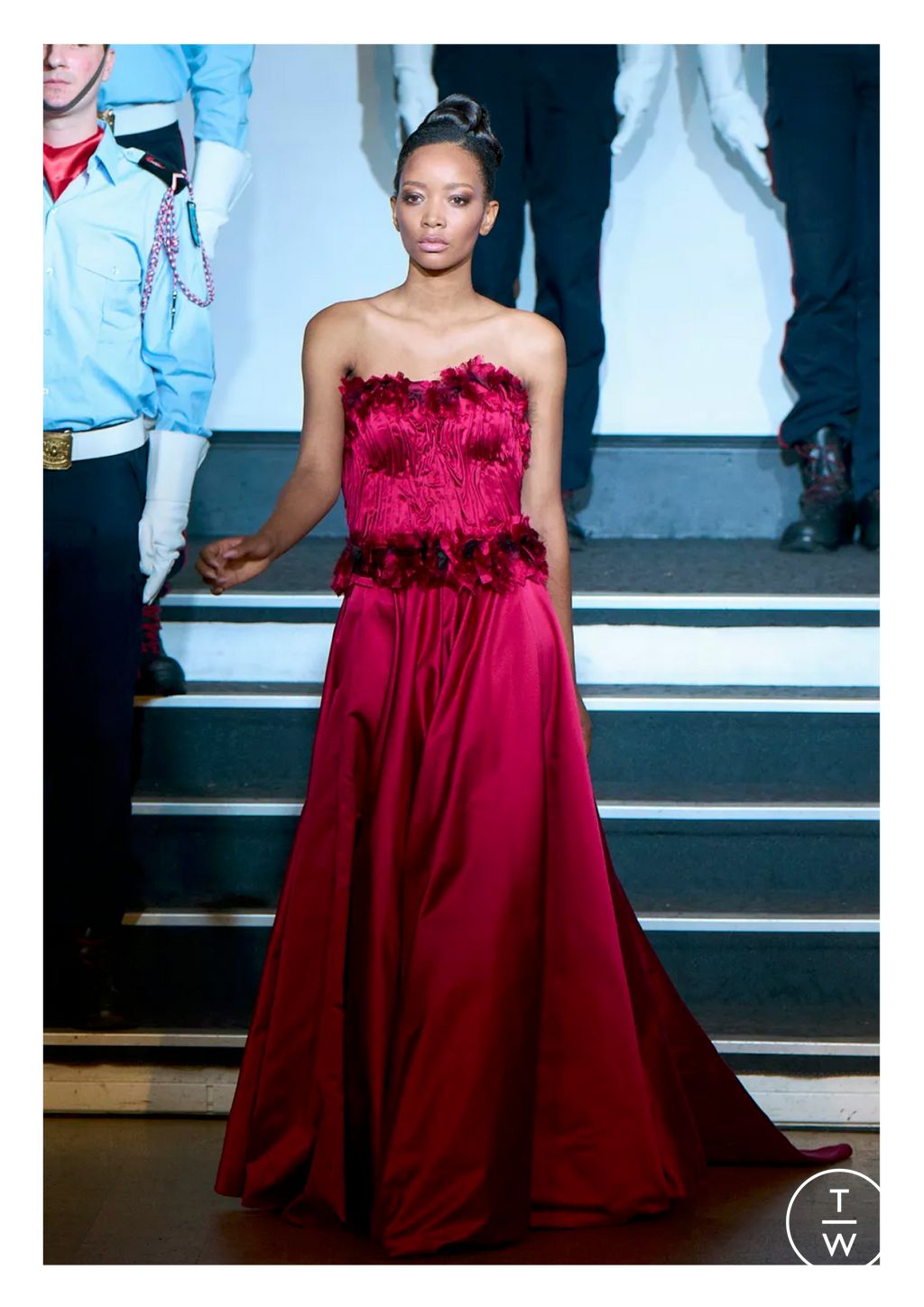 Fashion Week Paris Spring/Summer 2026 look 19 de la collection Franck Sorbier couture