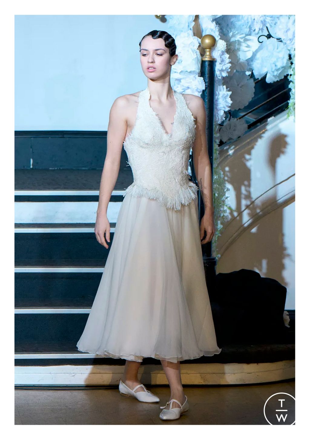 Fashion Week Paris Spring/Summer 2026 look 24 de la collection Franck Sorbier couture