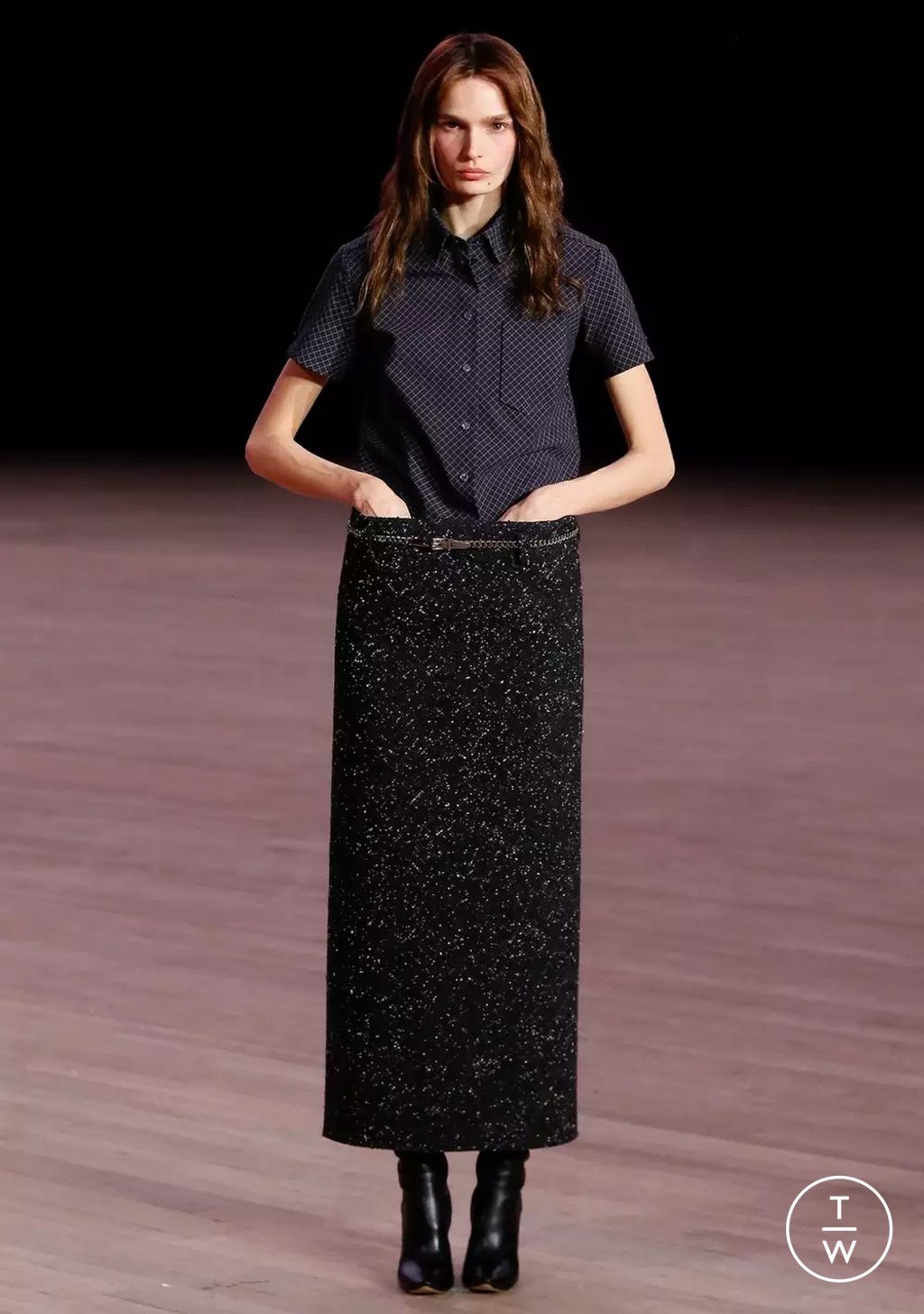 Fashion Week New York Fall/Winter 2026 look 2 from the Marc Jacobs collection womenswear