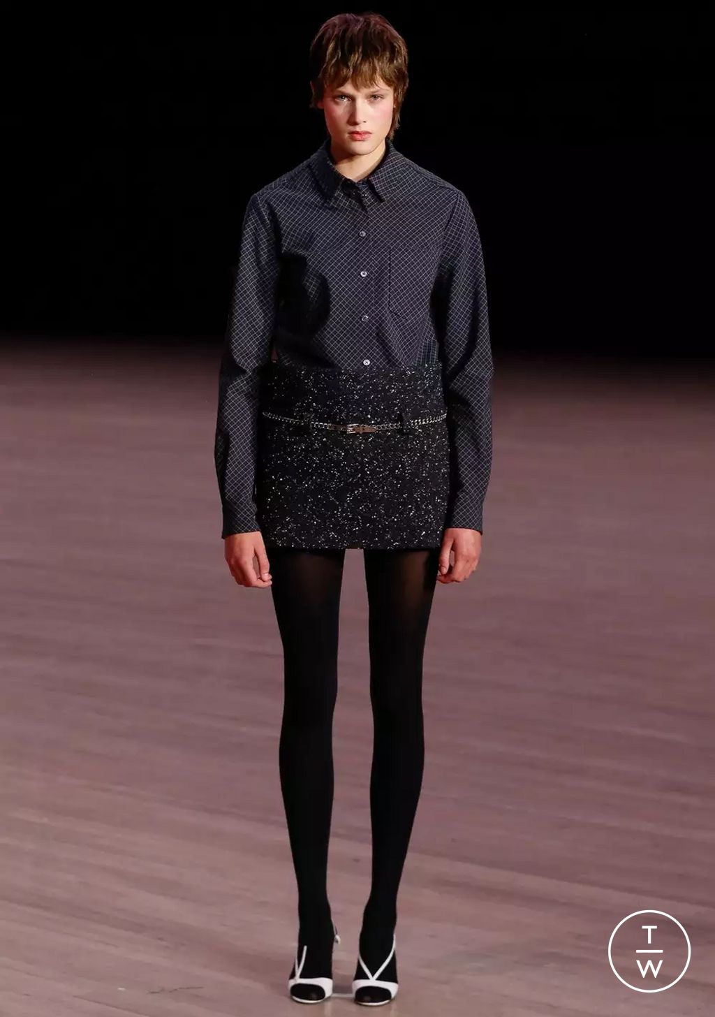 Fashion Week New York Fall/Winter 2026 look 4 de la collection Marc Jacobs womenswear