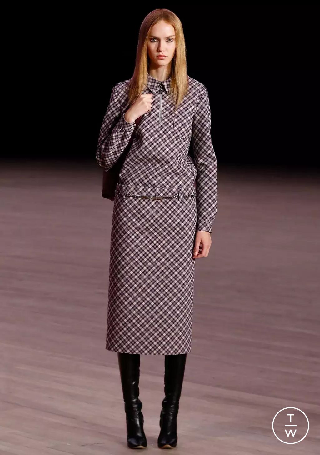 Fashion Week New York Fall/Winter 2026 look 8 de la collection Marc Jacobs womenswear