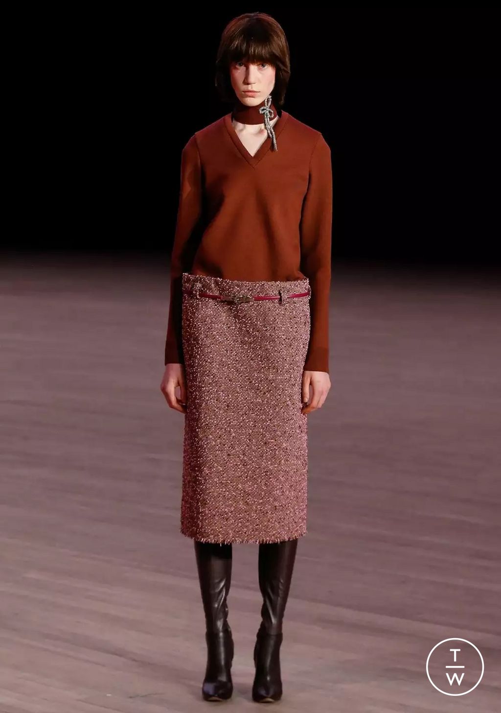Fashion Week New York Fall/Winter 2026 look 9 from the Marc Jacobs collection 女装
