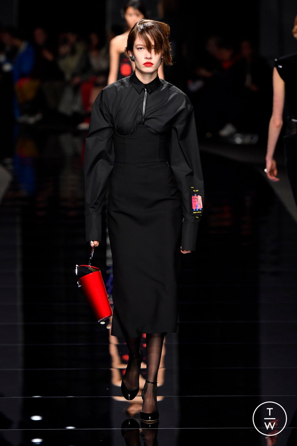 Fashion Week Milan Fall/Winter 2024 look 10 from the Sportmax collection 女装
