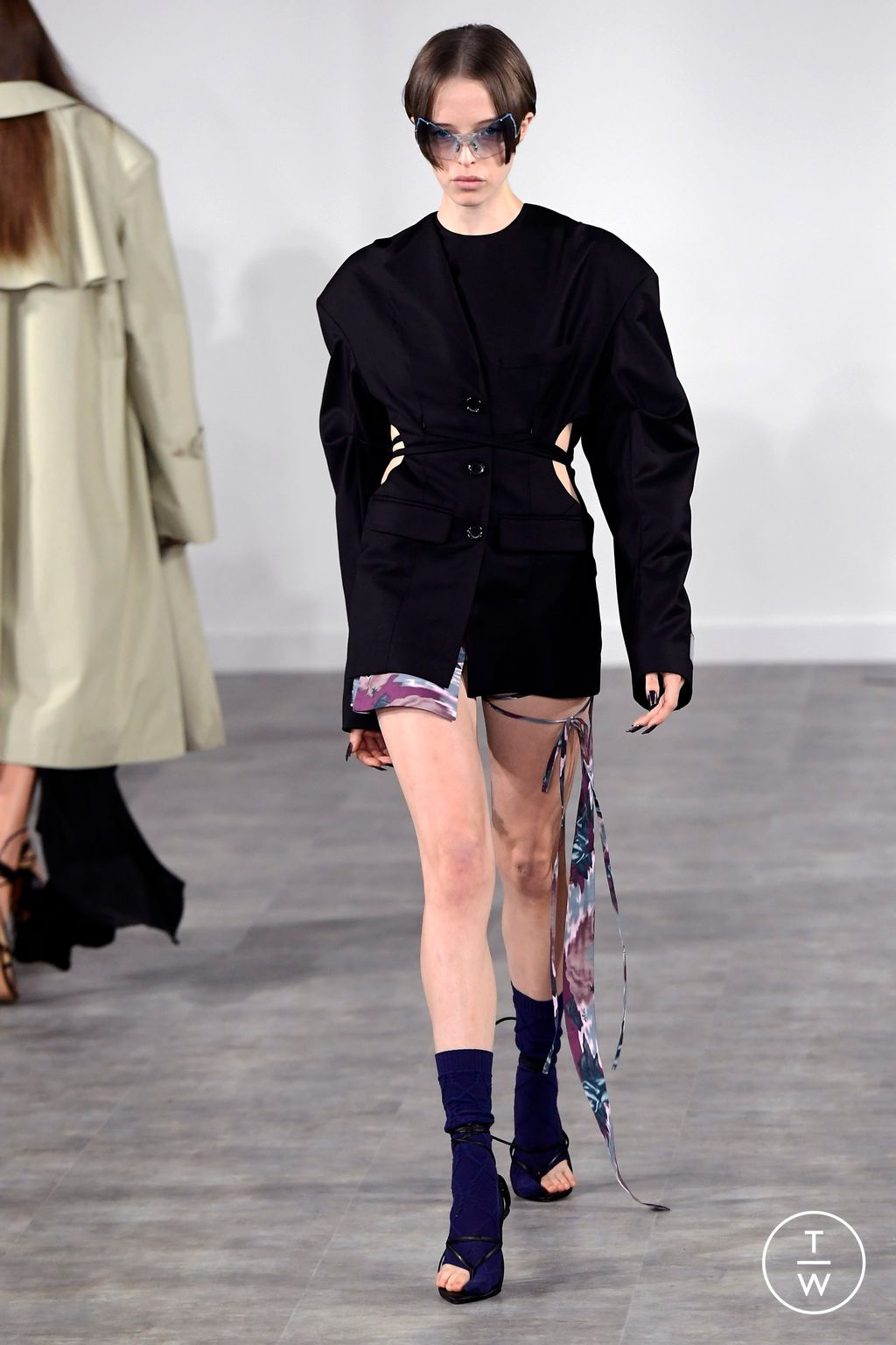 Fashion Week London Spring/Summer 2024 look 6 from the SRVC collection womenswear