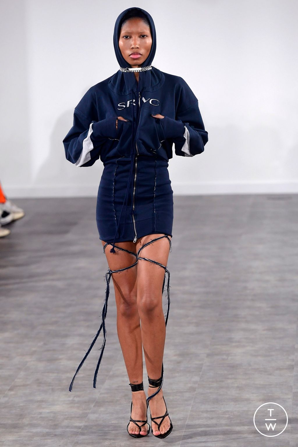 Fashion Week London Spring/Summer 2024 look 8 from the SRVC collection womenswear
