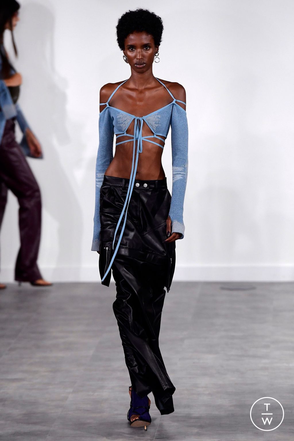 Fashion Week London Spring/Summer 2024 look 12 from the SRVC collection womenswear
