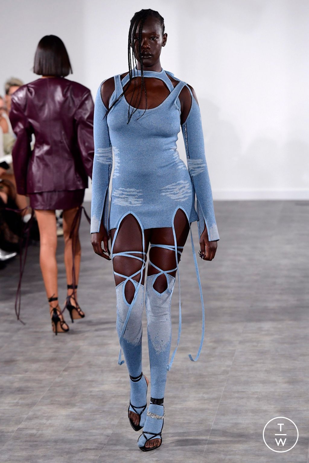 Fashion Week London Spring/Summer 2024 look 14 de la collection SRVC womenswear