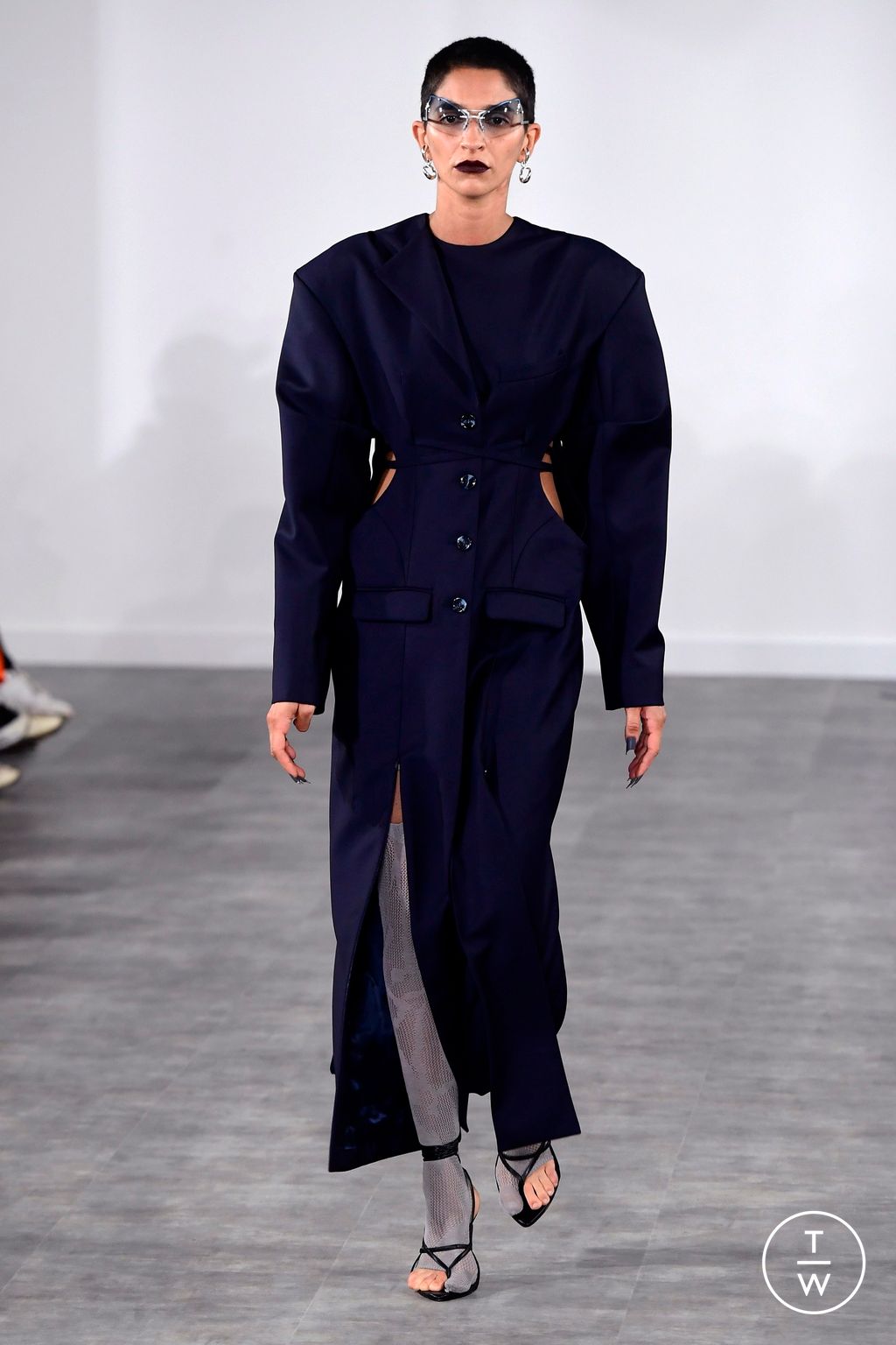 Fashion Week London Spring/Summer 2024 look 18 from the SRVC collection womenswear