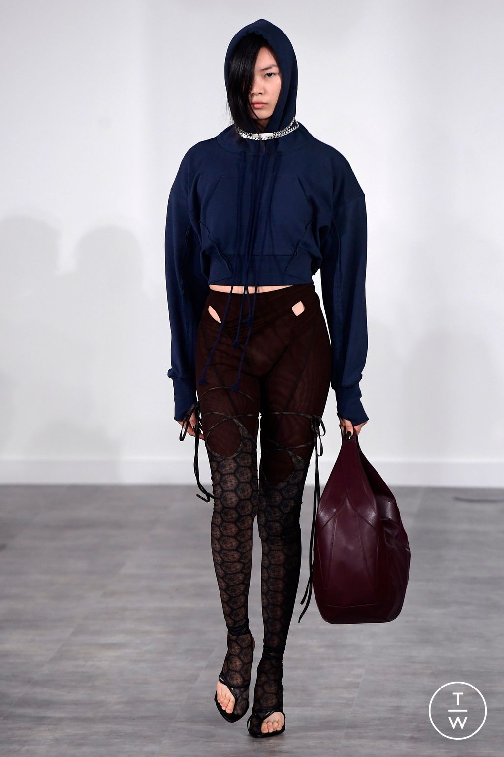 Fashion Week London Spring/Summer 2024 look 20 from the SRVC collection womenswear