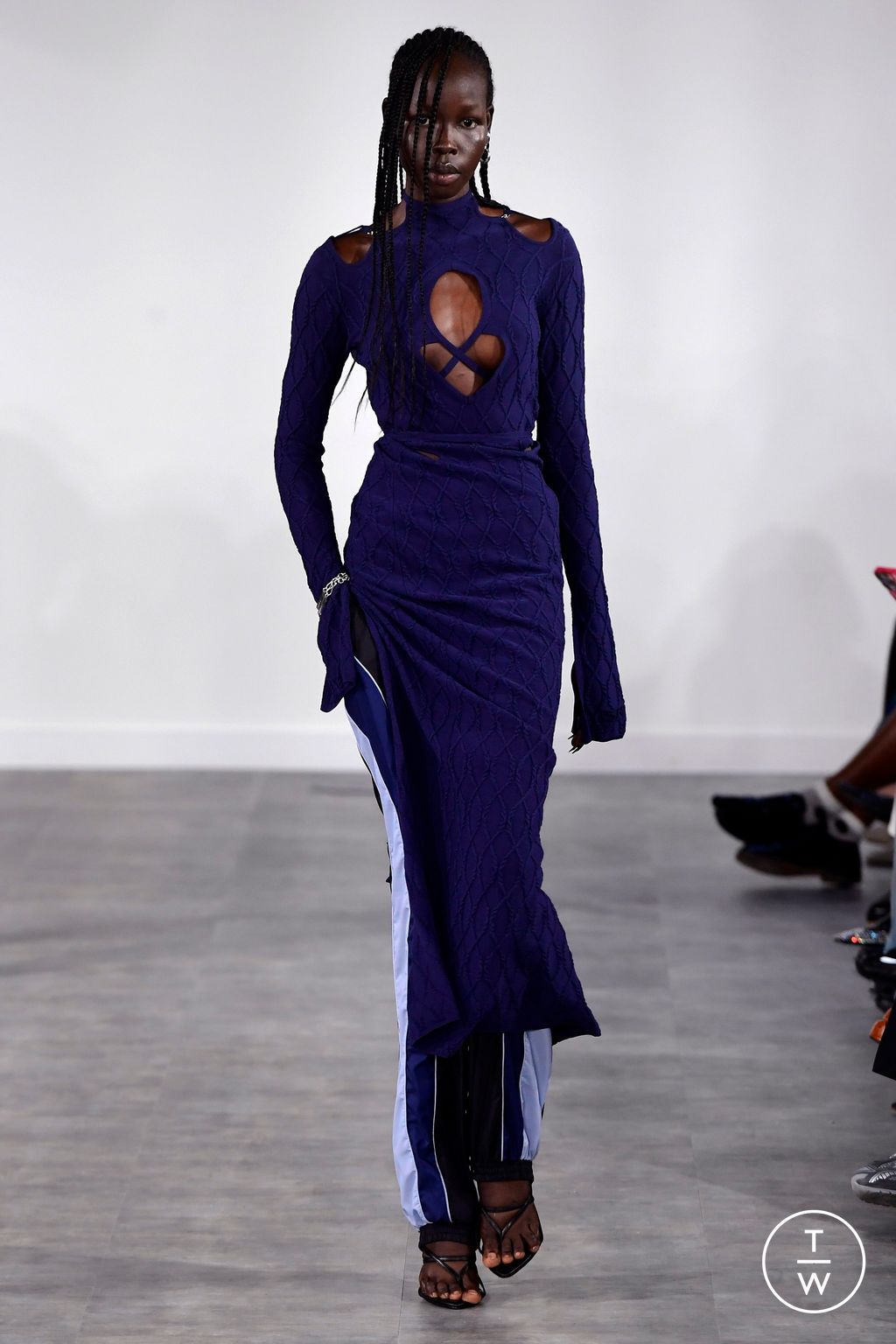 Fashion Week London Spring/Summer 2024 look 21 from the SRVC collection womenswear