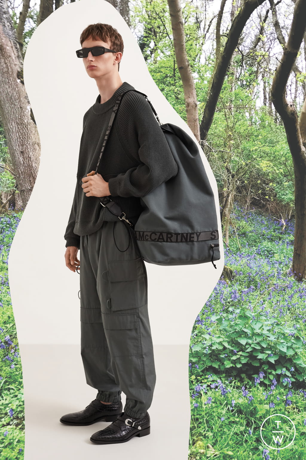 Fashion Week Paris Spring/Summer 2020 look 13 from the Stella McCartney collection 男装
