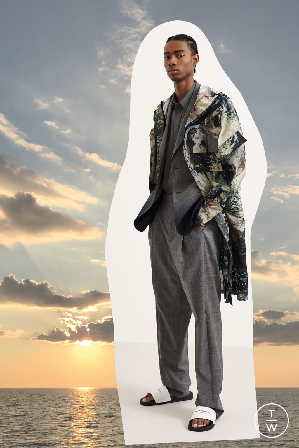 Fashion Week Paris Spring/Summer 2020 look 16 from the Stella McCartney collection 男装
