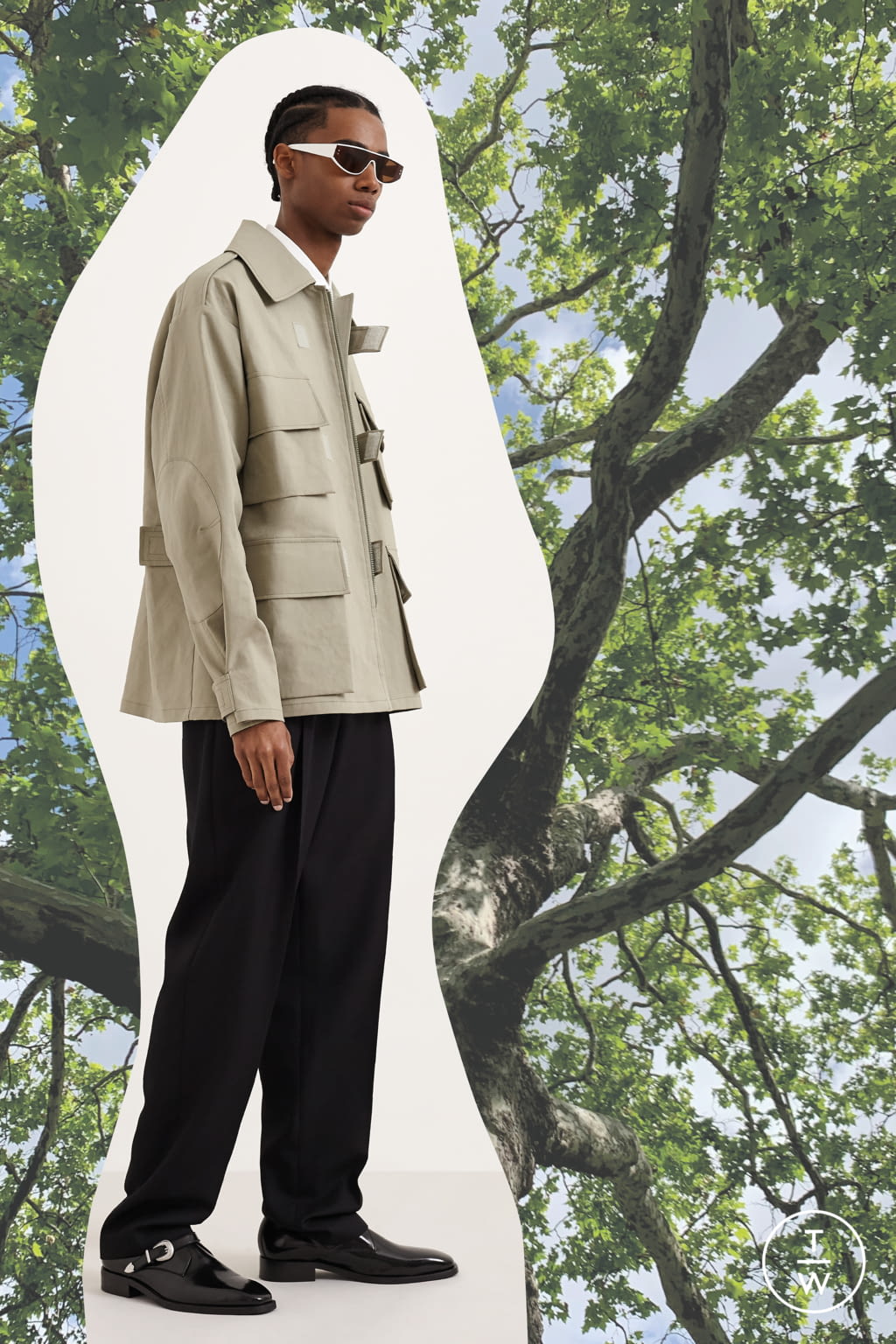 Fashion Week Paris Spring/Summer 2020 look 23 from the Stella McCartney collection menswear