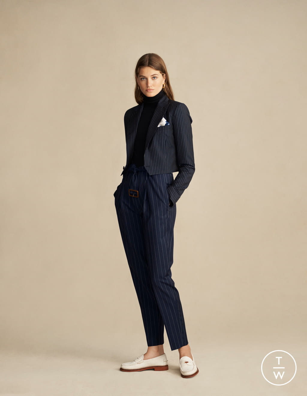 Fashion Week New York Resort 2020 look 3 from the Polo Ralph Lauren collection 女装