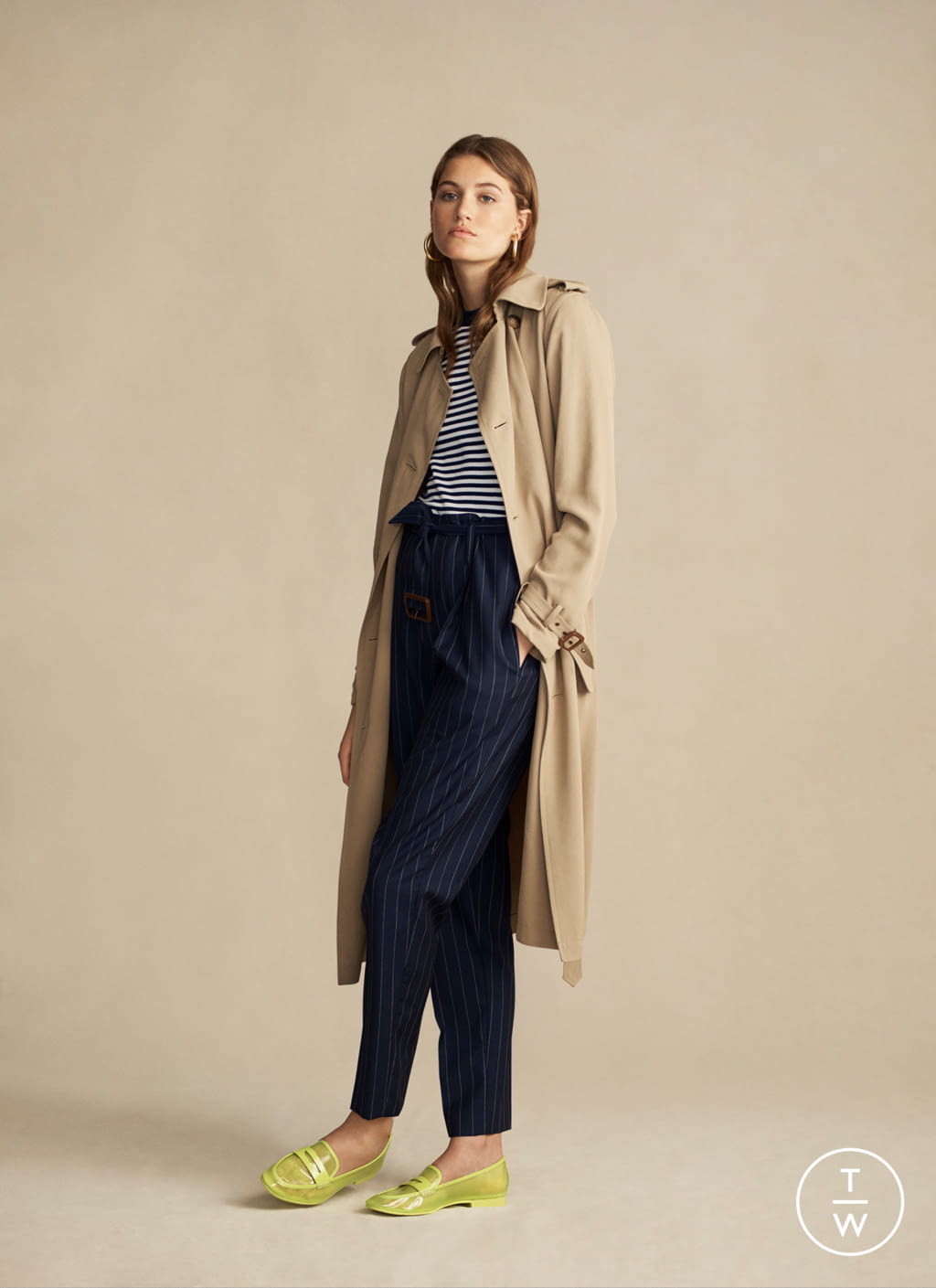 Fashion Week New York Resort 2020 look 6 from the Polo Ralph Lauren collection 女装