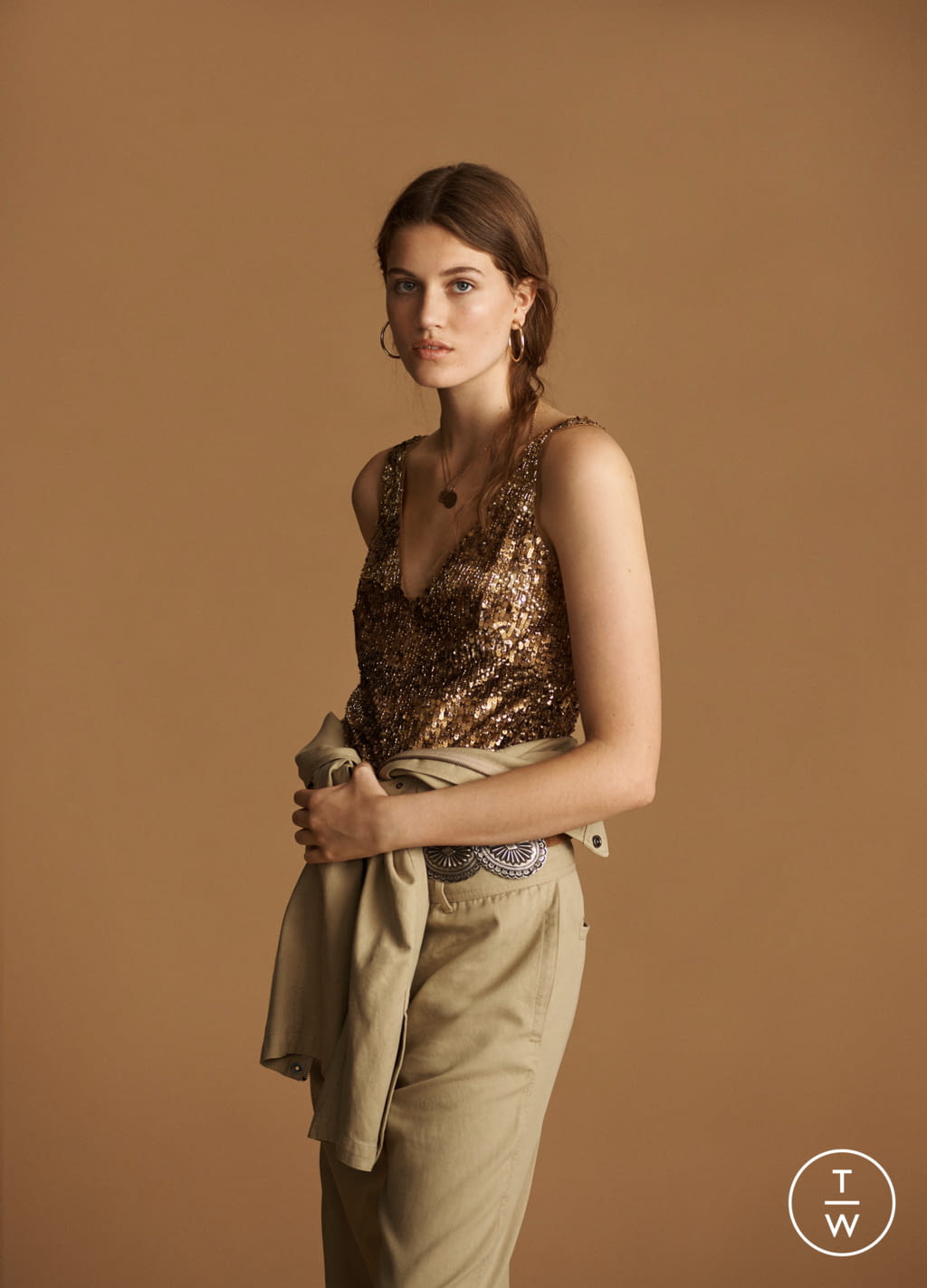 Fashion Week New York Resort 2020 look 13 from the Polo Ralph Lauren collection 女装