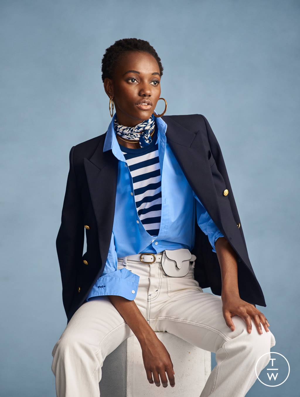 Fashion Week New York Resort 2020 look 27 from the Polo Ralph Lauren collection 女装