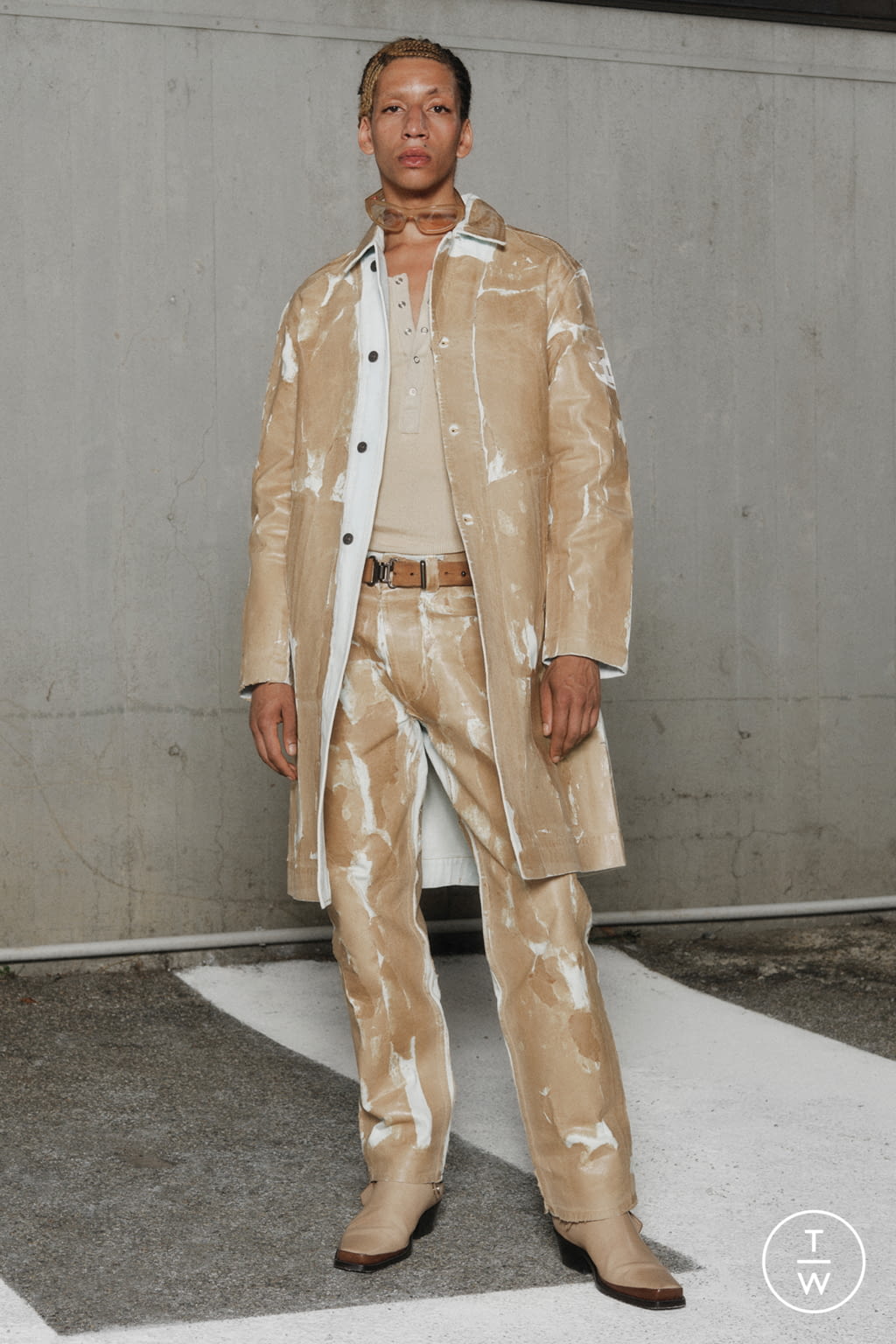 Fashion Week Milan Spring/Summer 2022 look 24 from the DIESEL collection menswear