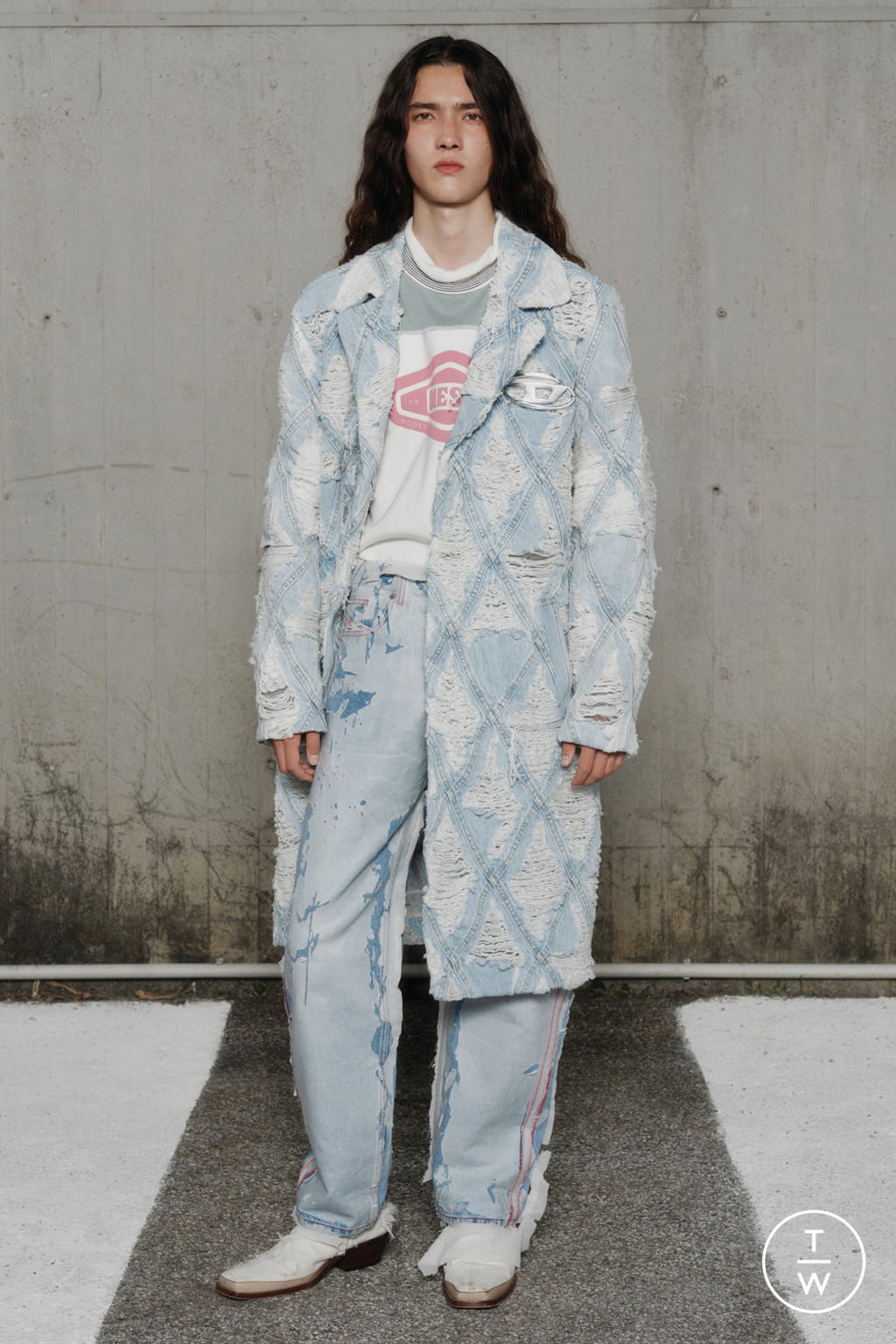 Fashion Week Milan Spring/Summer 2022 look 32 from the DIESEL collection 男装